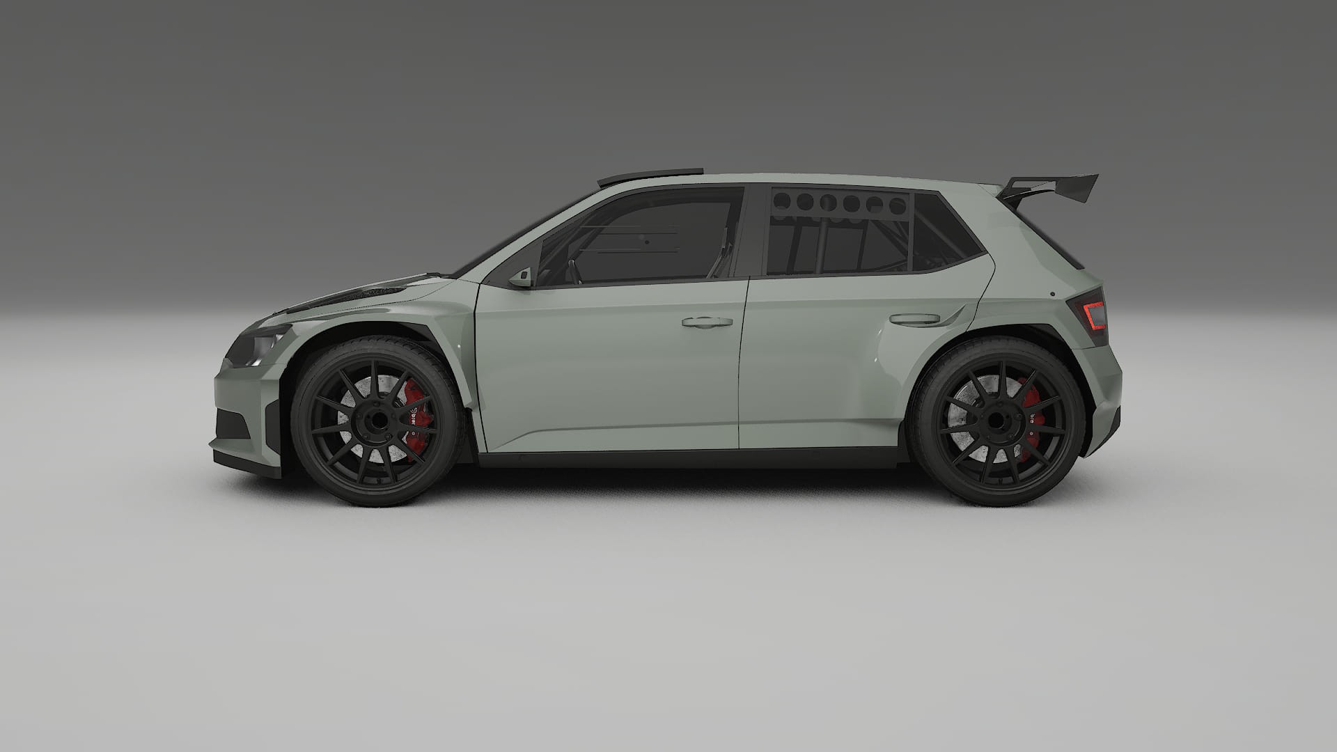 Škoda Fabia R5 6V TPU Lakbeschermingsfolie | SLATE Kleurveranderende PPF – Volledig Voorgesneden Kit