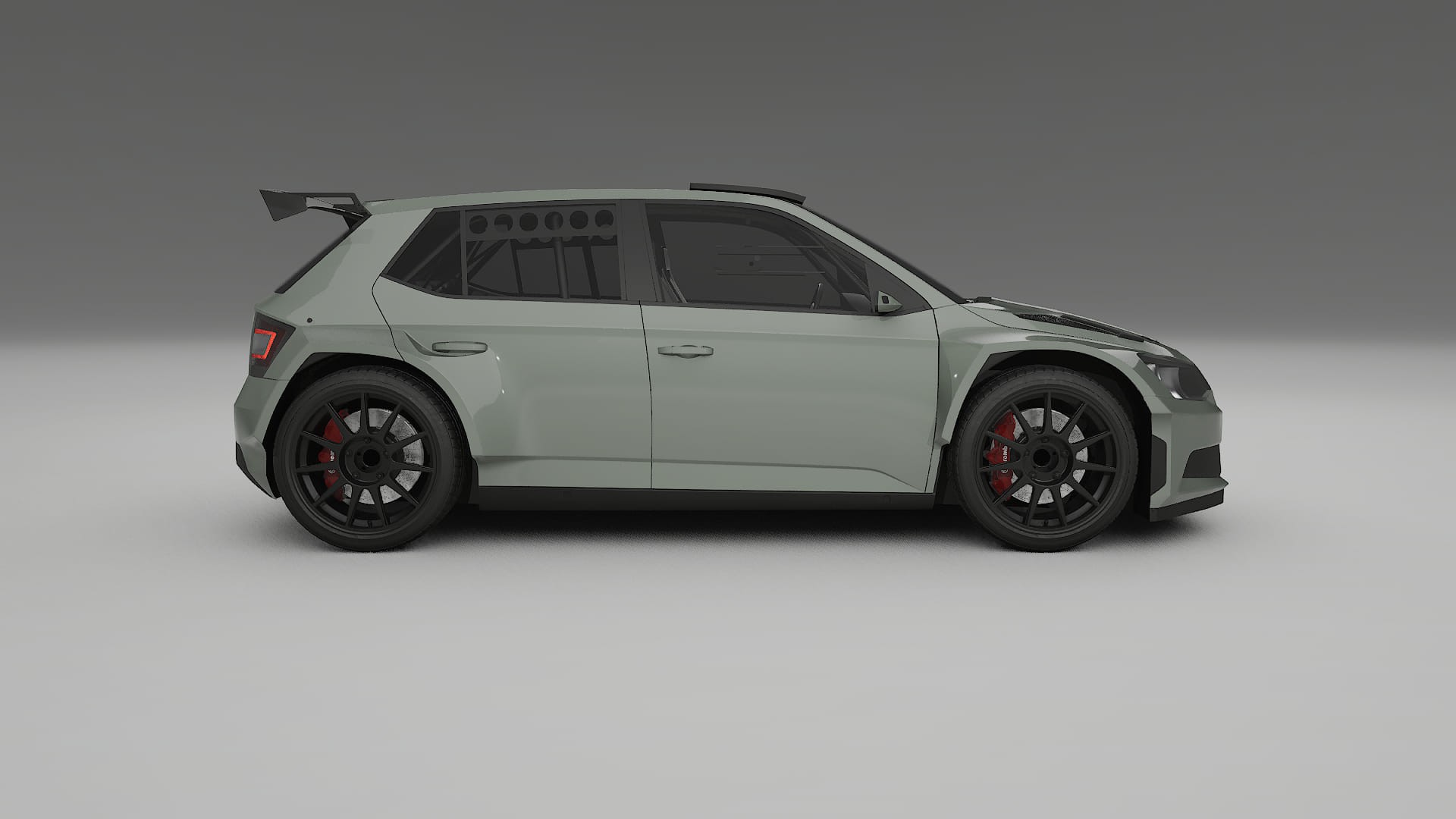 Škoda Fabia R5 6V TPU Lakbeschermingsfolie | SLATE Kleurveranderende PPF – Volledig Voorgesneden Kit