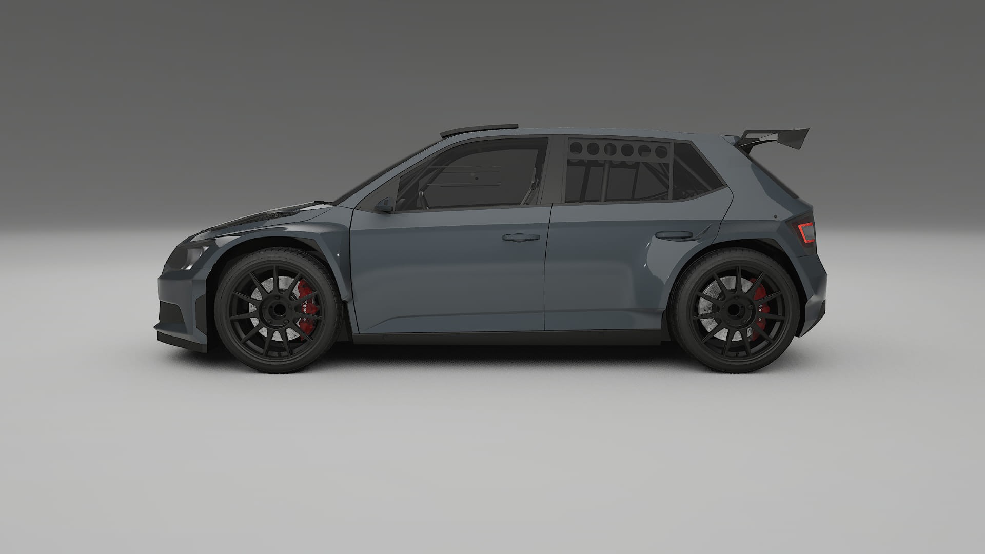 Škoda Fabia R5 6V TPU Lakbeschermingsfolie | GRANITE Kleurveranderende PPF – Volledig Voorgesneden Kit