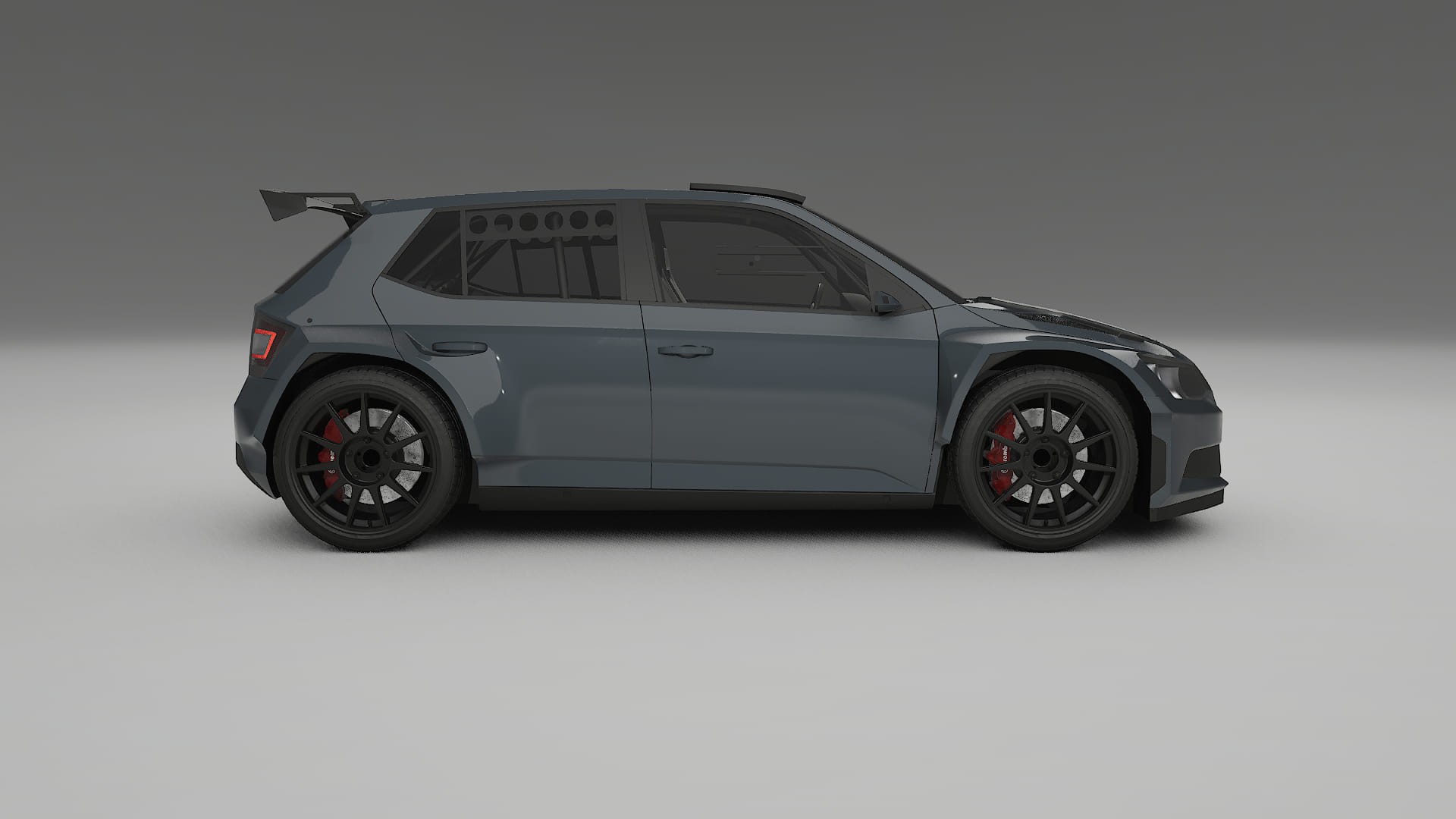 Škoda Fabia R5 6V TPU Lakbeschermingsfolie | GRANITE Kleurveranderende PPF – Volledig Voorgesneden Kit
