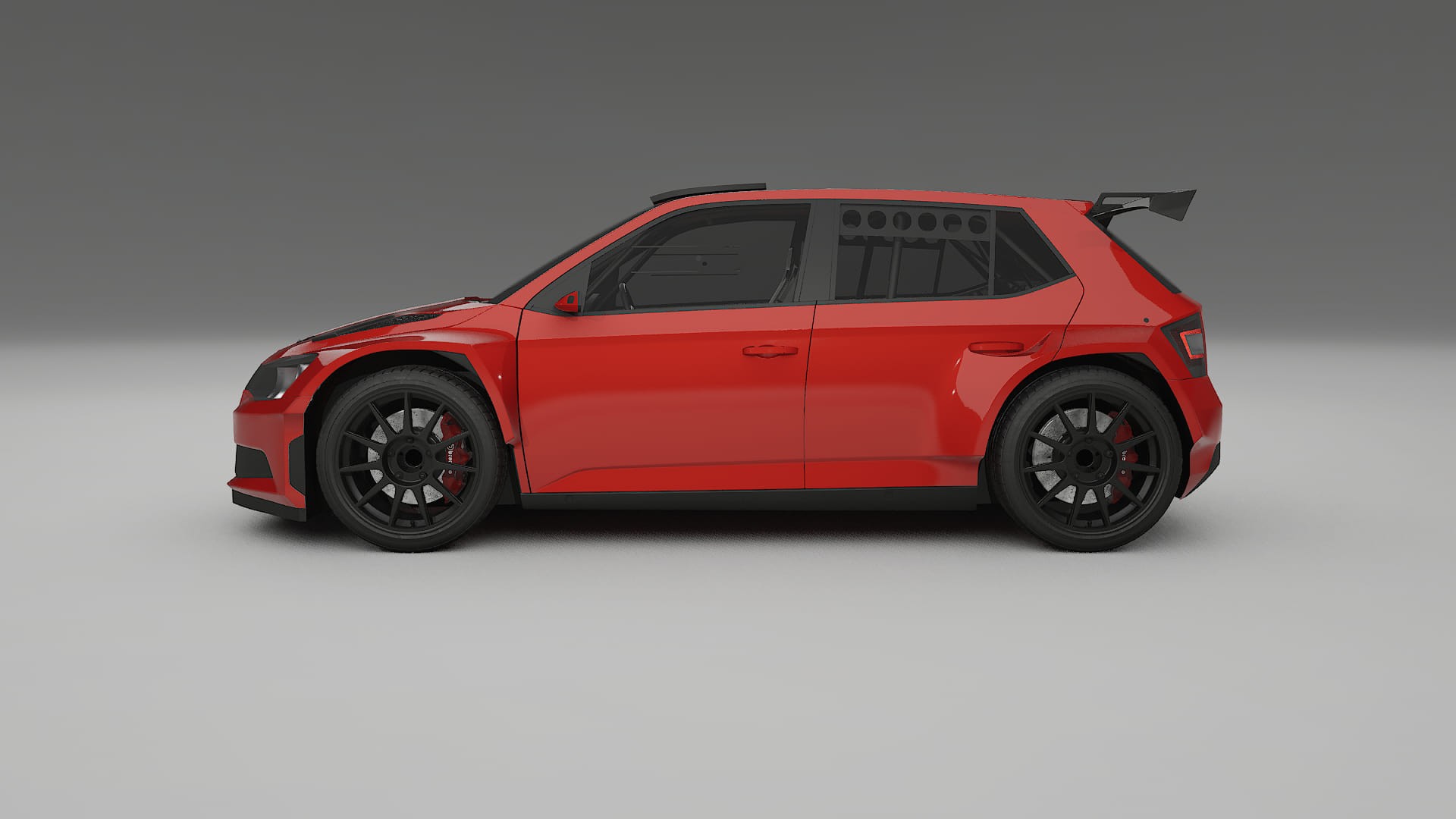 Škoda Fabia R5 6V TPU Lakbeschermingsfolie | BLAZE Kleurveranderende PPF – Volledig Voorgesneden Kit
