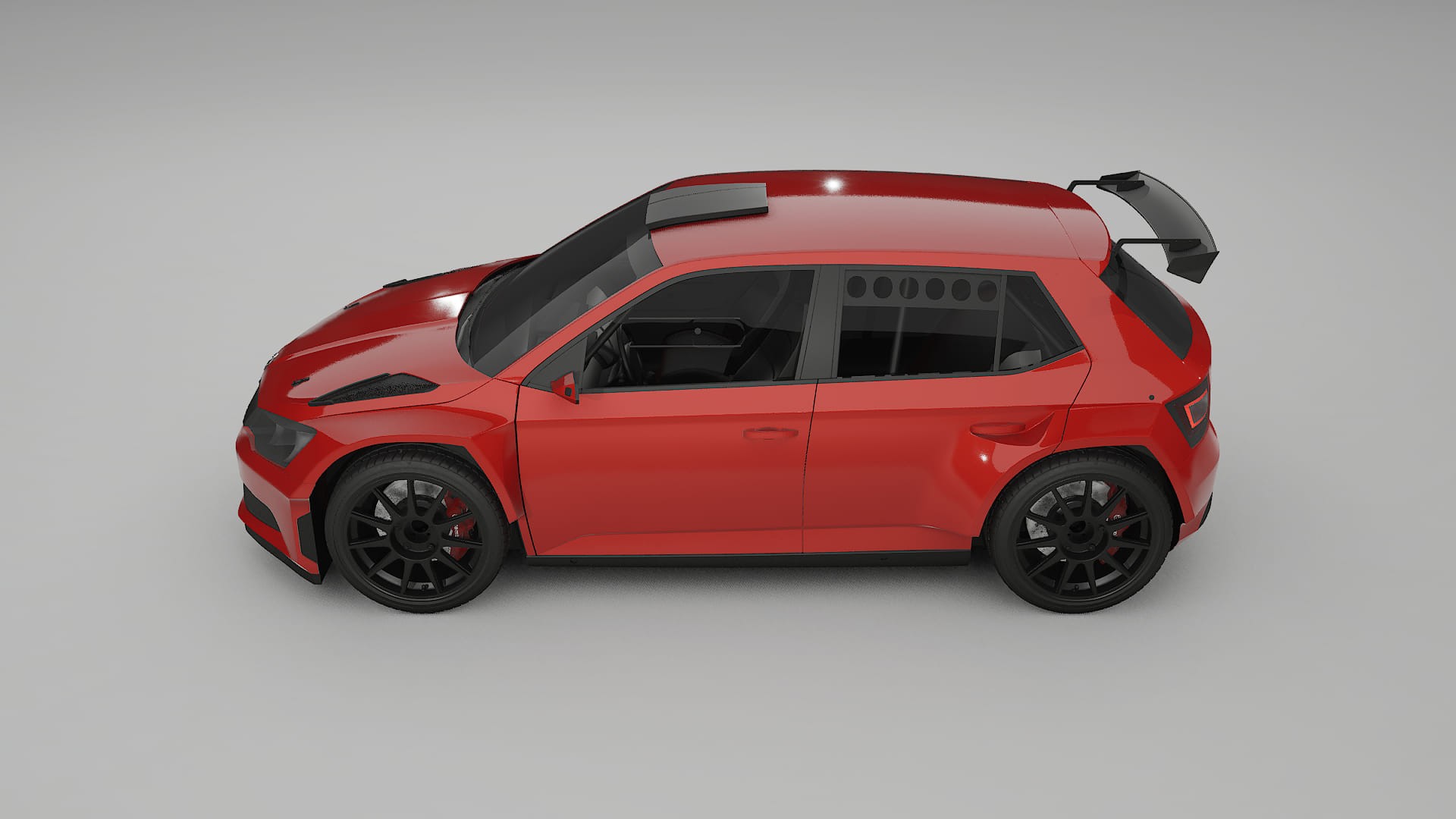 Škoda Fabia R5 6V TPU Lakbeschermingsfolie | BLAZE Kleurveranderende PPF – Volledig Voorgesneden Kit