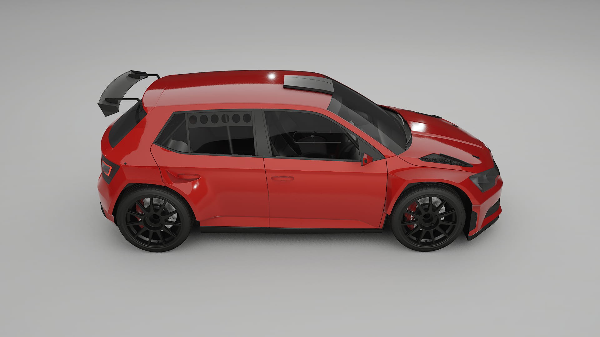 Škoda Fabia R5 6V TPU Lakbeschermingsfolie | BLAZE Kleurveranderende PPF – Volledig Voorgesneden Kit