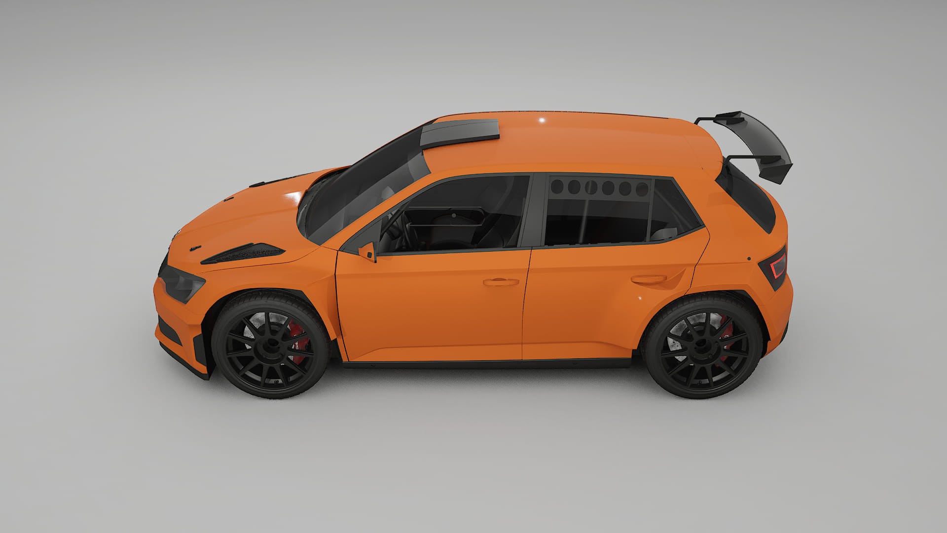 Škoda Fabia R5 6V TPU Lakbeschermingsfolie | ROCKET Kleurveranderende PPF – Volledig Voorgesneden Kit