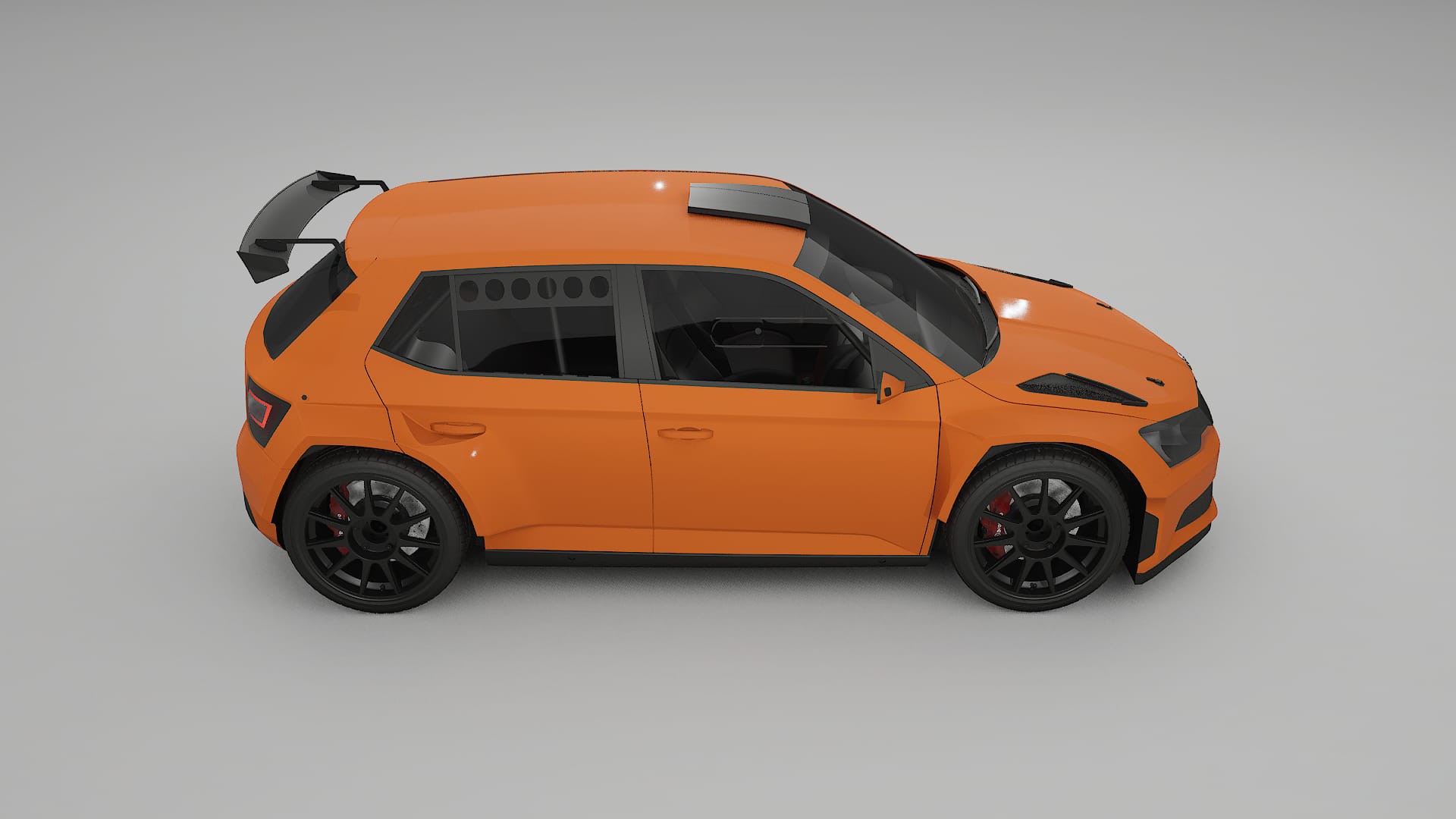 Škoda Fabia R5 6V TPU Lakbeschermingsfolie | ROCKET Kleurveranderende PPF – Volledig Voorgesneden Kit
