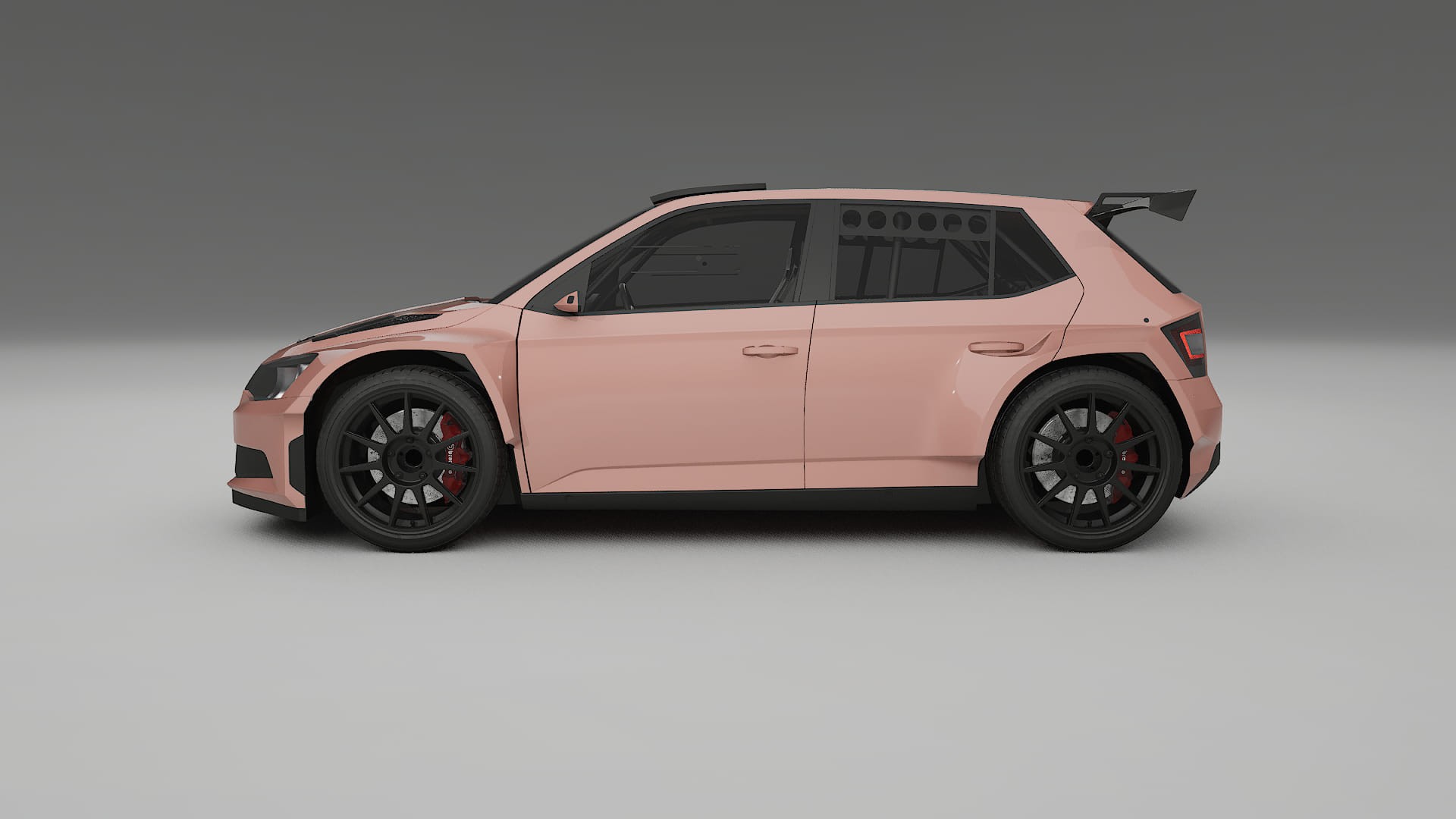Škoda Fabia R5 6V TPU Lakbeschermingsfolie | BLUSH Kleurveranderende PPF – Volledig Voorgesneden Kit