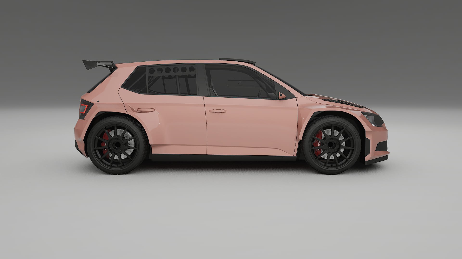 Škoda Fabia R5 6V TPU Lakbeschermingsfolie | BLUSH Kleurveranderende PPF – Volledig Voorgesneden Kit