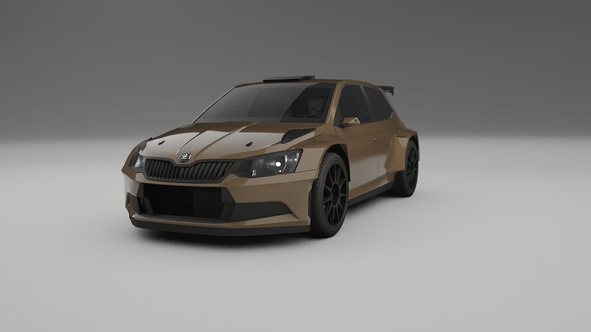 Škoda Fabia R5 6V TPU Lakbeschermingsfolie | SAHARA Kleurveranderende PPF – Volledig Voorgesneden Kit