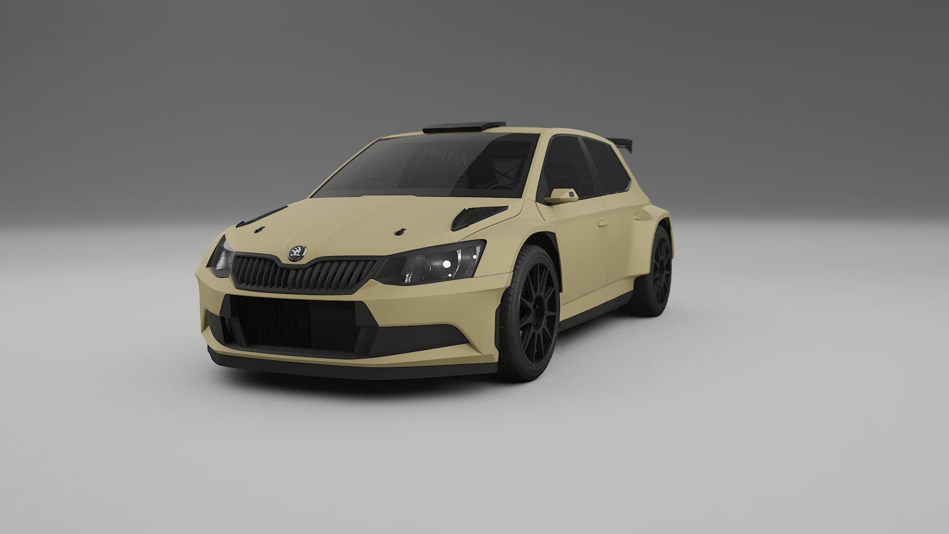Škoda Fabia R5 6V TPU Lakbeschermingsfolie | SAND Kleurveranderende PPF – Volledig Voorgesneden Kit