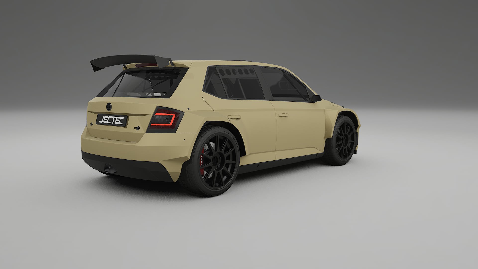 Škoda Fabia R5 6V TPU Lakbeschermingsfolie | SAND Kleurveranderende PPF – Volledig Voorgesneden Kit