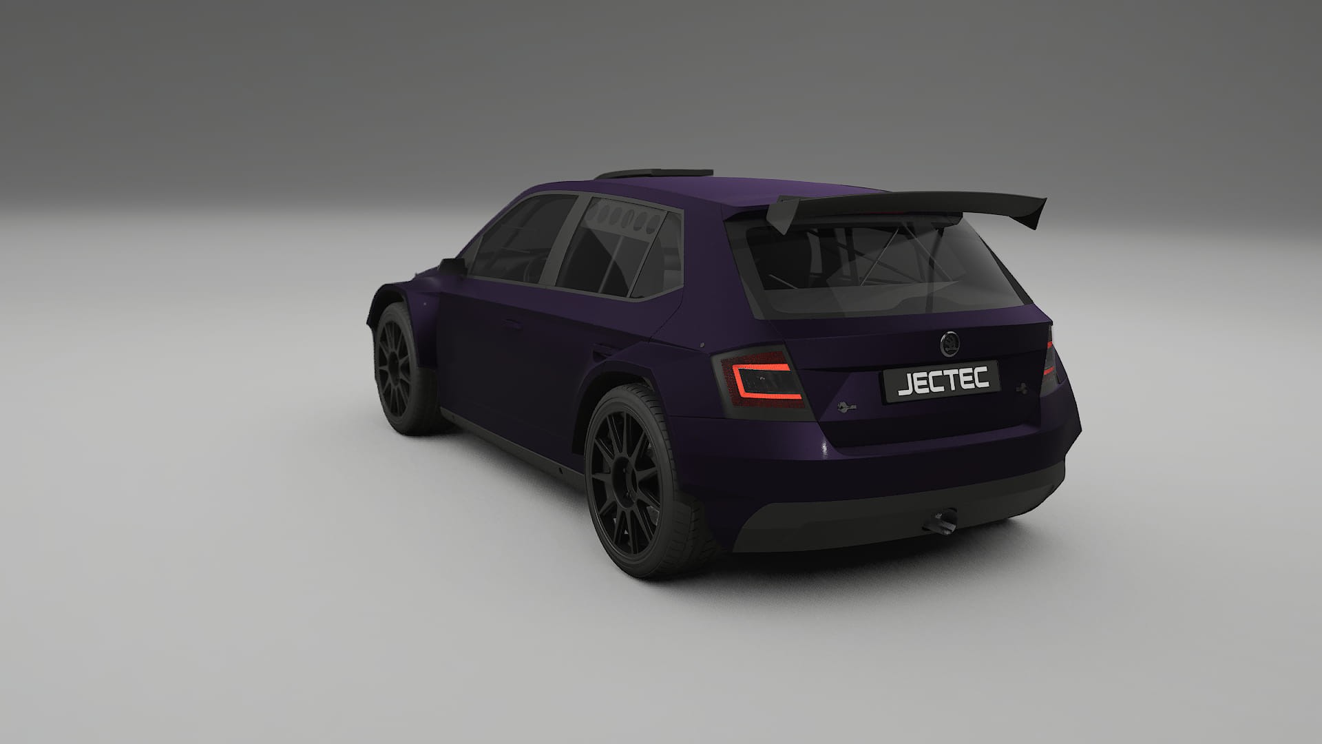 Škoda Fabia R5 6V TPU Lakbeschermingsfolie | VIOLET Kleurveranderende PPF – Volledig Voorgesneden Kit