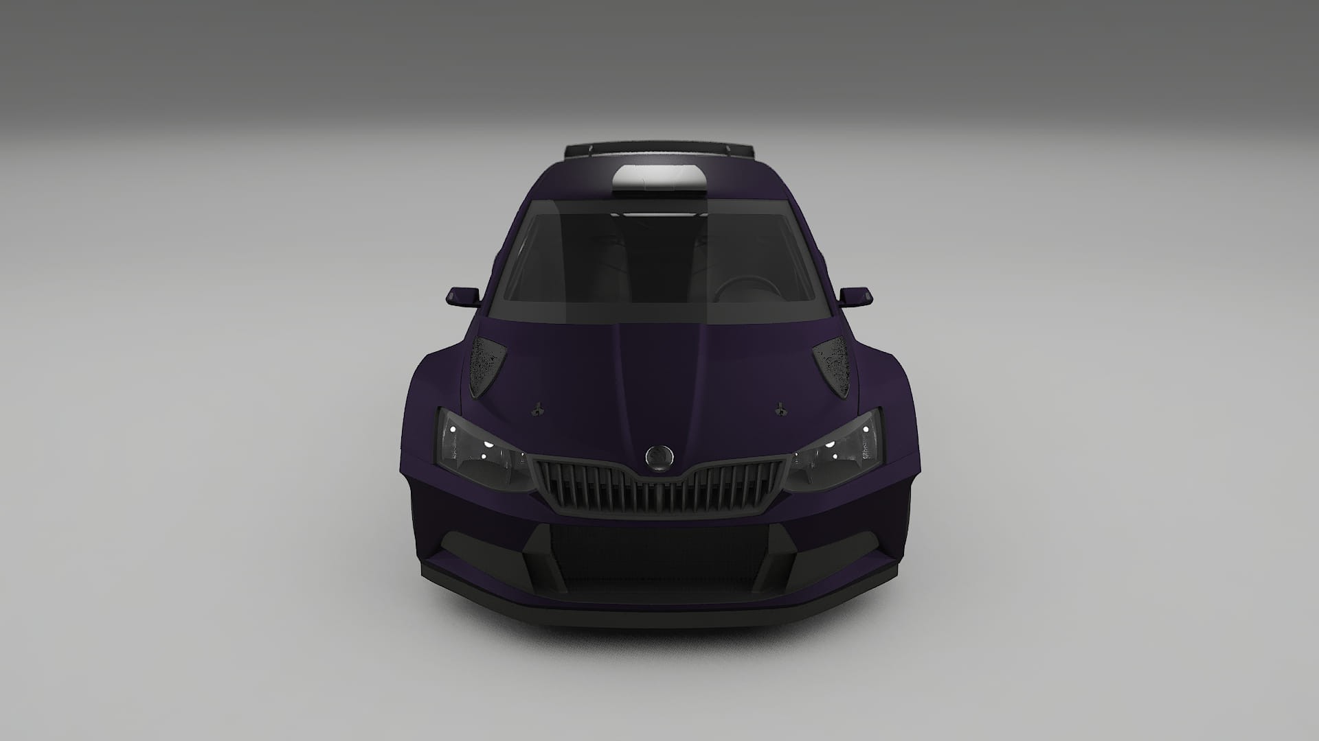 Škoda Fabia R5 6V TPU Lakbeschermingsfolie | VIOLET Kleurveranderende PPF – Volledig Voorgesneden Kit