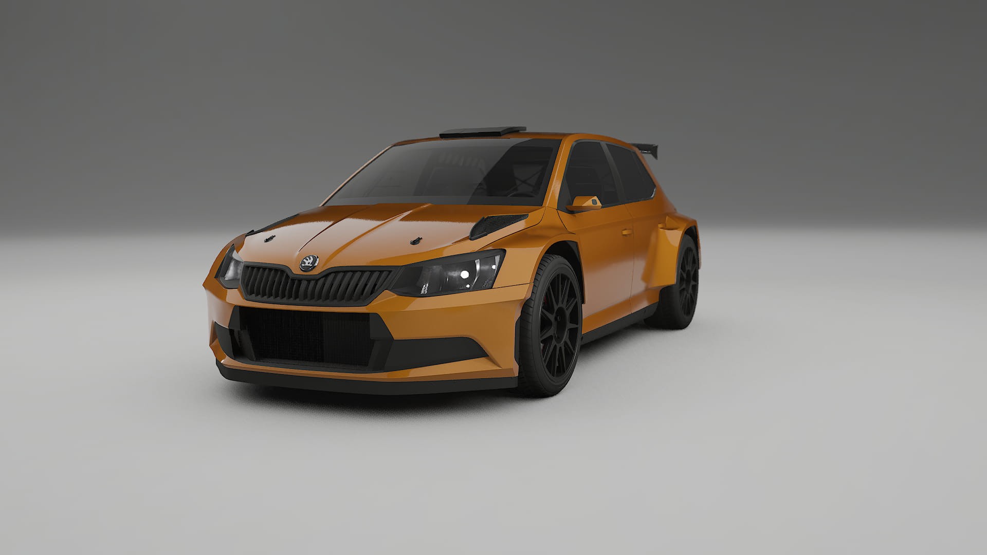 Škoda Fabia R5 6V TPU Lakbeschermingsfolie | DAISY Kleurveranderende PPF – Volledig Voorgesneden Kit