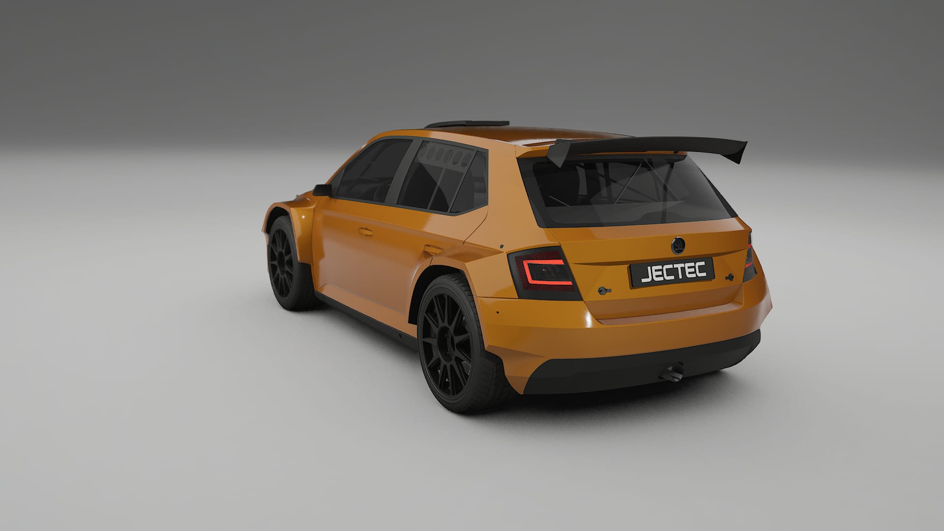Škoda Fabia R5 6V TPU Lakbeschermingsfolie | DAISY Kleurveranderende PPF – Volledig Voorgesneden Kit