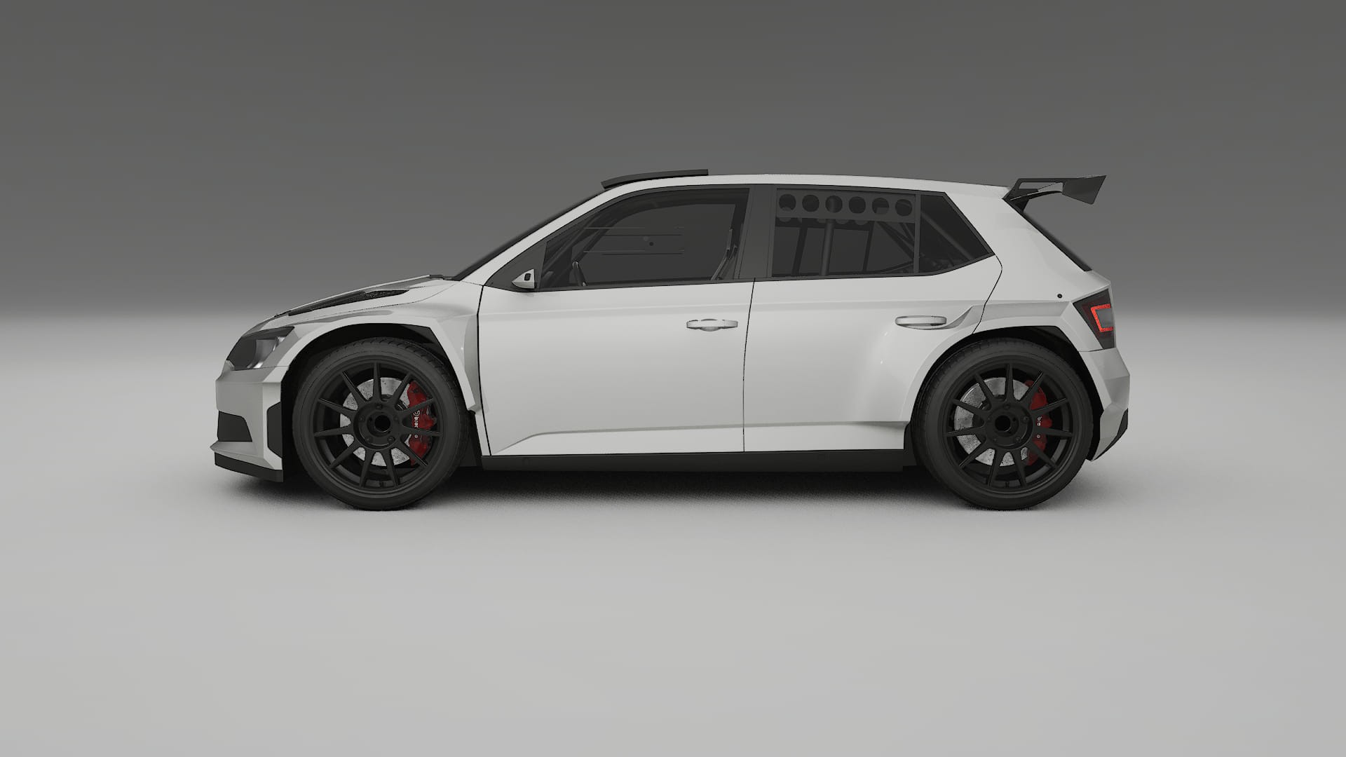 Škoda Fabia R5 6V TPU Lakbeschermingsfolie | PEARL Kleurveranderende PPF – Volledig Voorgesneden Kit