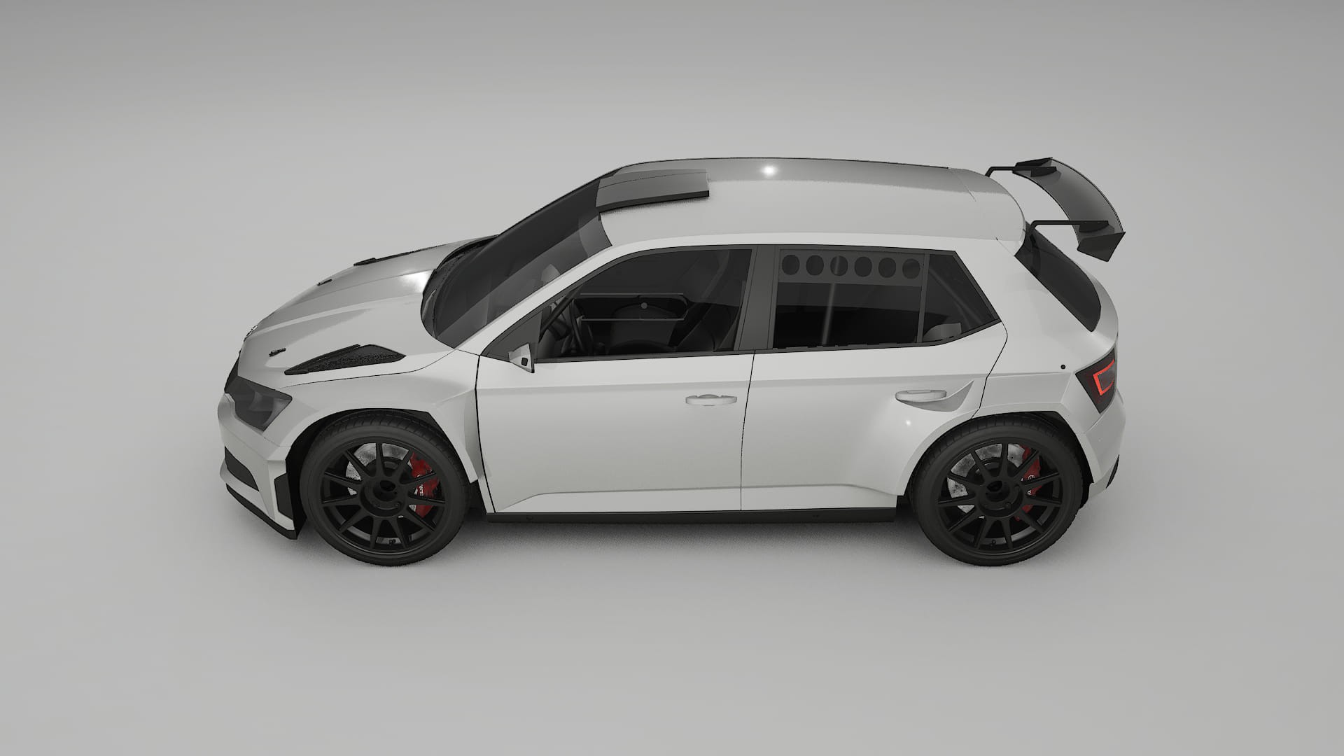 Škoda Fabia R5 6V TPU Lakbeschermingsfolie | PEARL Kleurveranderende PPF – Volledig Voorgesneden Kit
