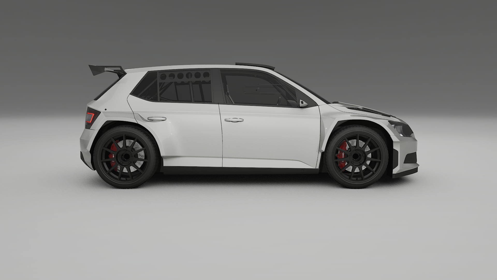 Škoda Fabia R5 6V TPU Lakbeschermingsfolie | PEARL Kleurveranderende PPF – Volledig Voorgesneden Kit