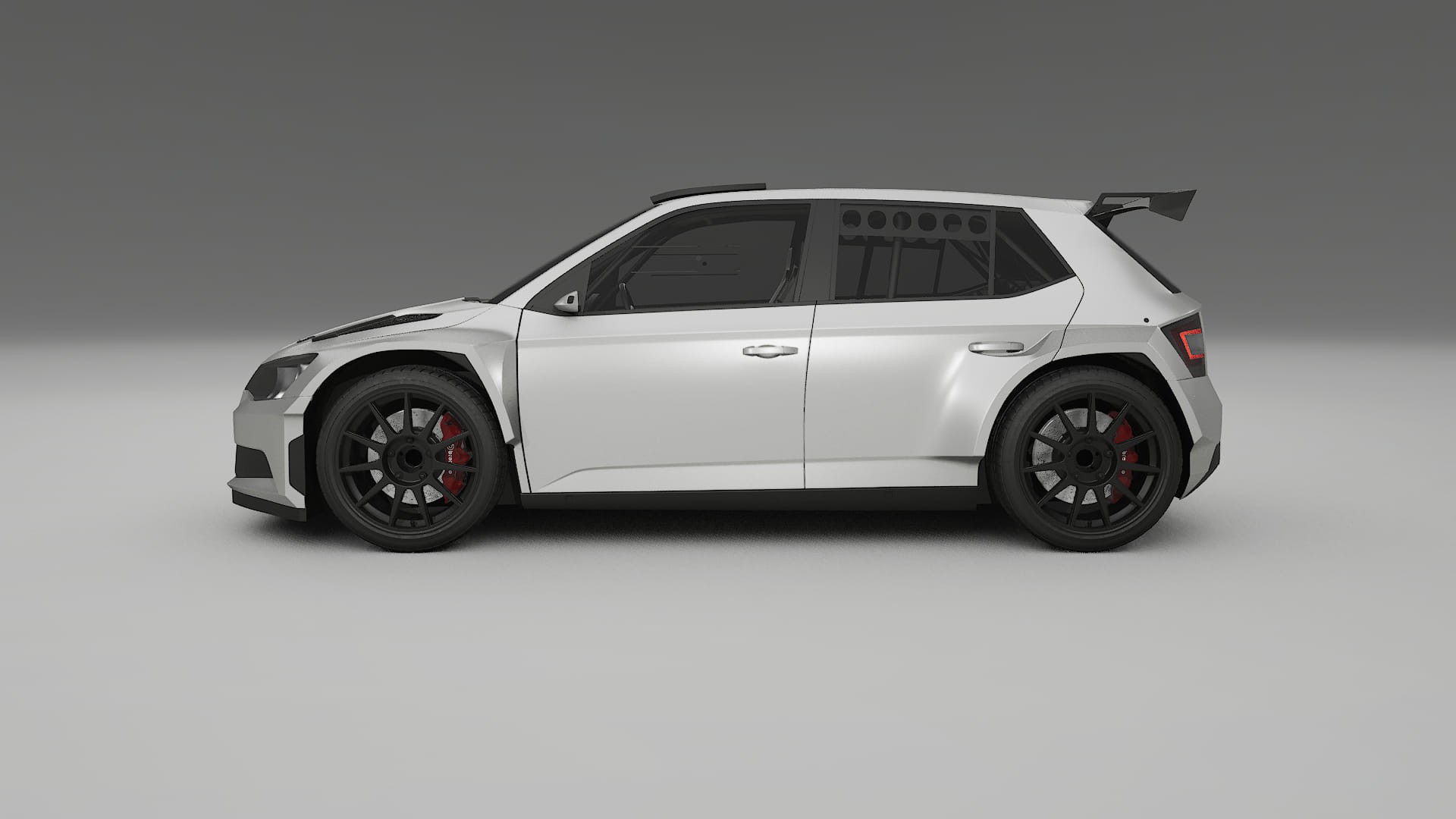 Škoda Fabia R5 6V TPU Lakbeschermingsfolie | OPAL Kleurveranderende PPF – Volledig Voorgesneden Kit