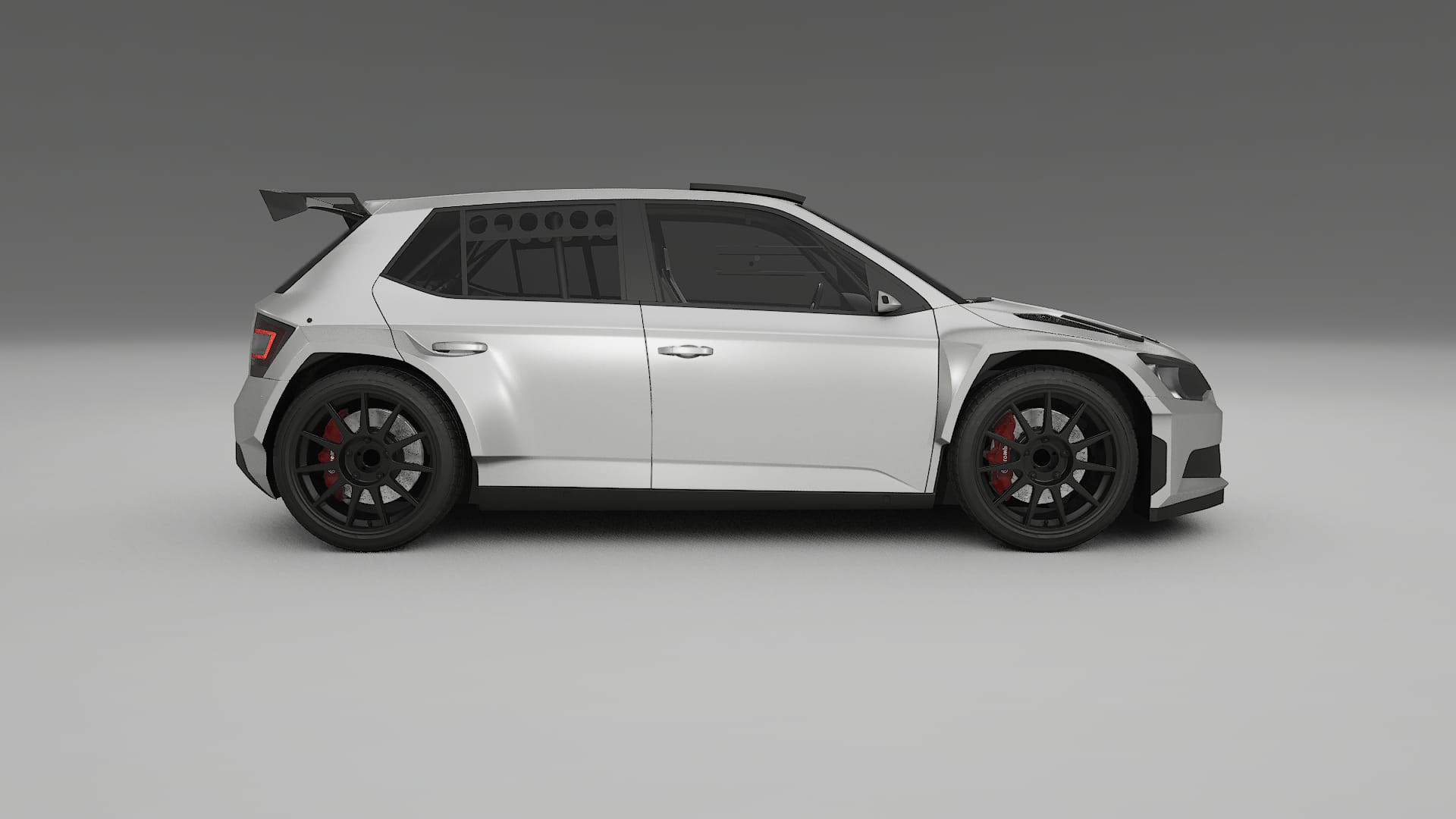 Škoda Fabia R5 6V TPU Lakbeschermingsfolie | OPAL Kleurveranderende PPF – Volledig Voorgesneden Kit