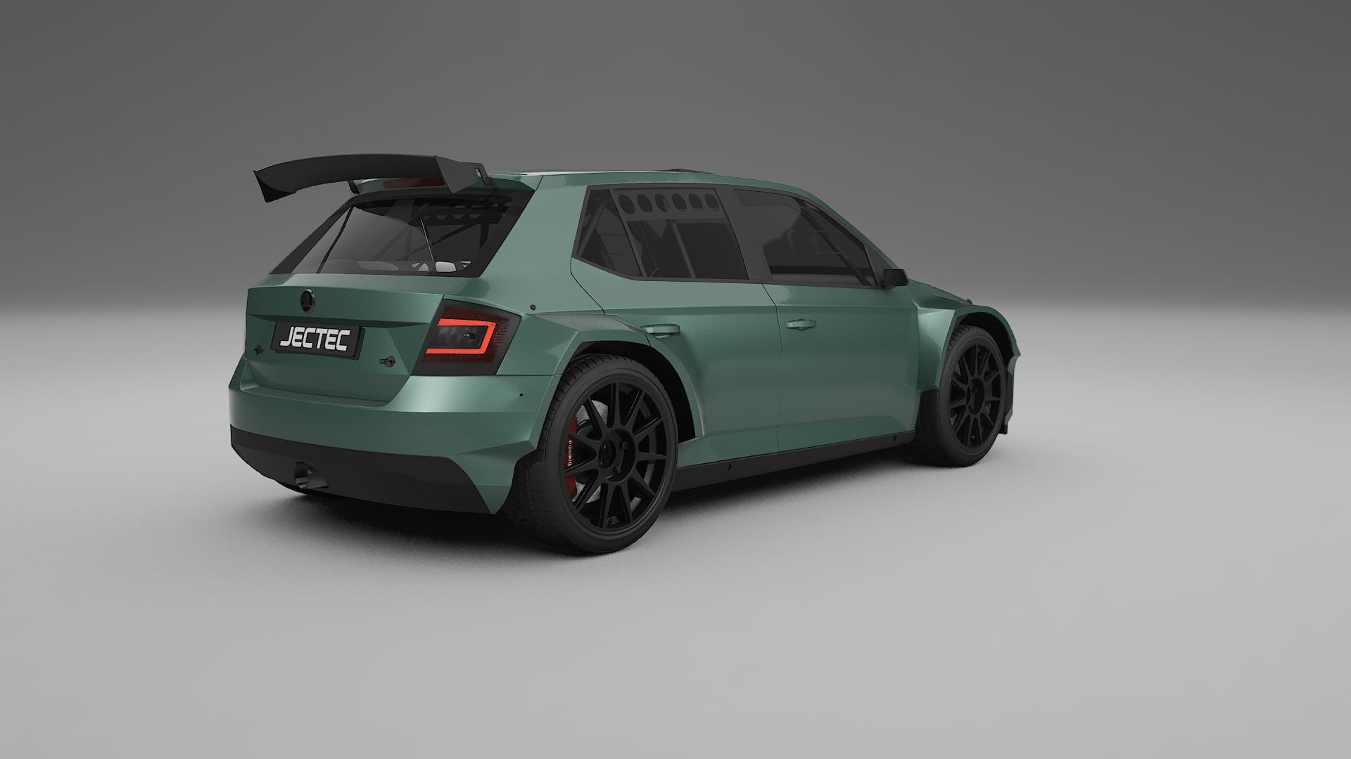 Škoda Fabia R5 6V TPU Lakbeschermingsfolie | EVERGREEN Kleurveranderende PPF – Volledig Voorgesneden Kit