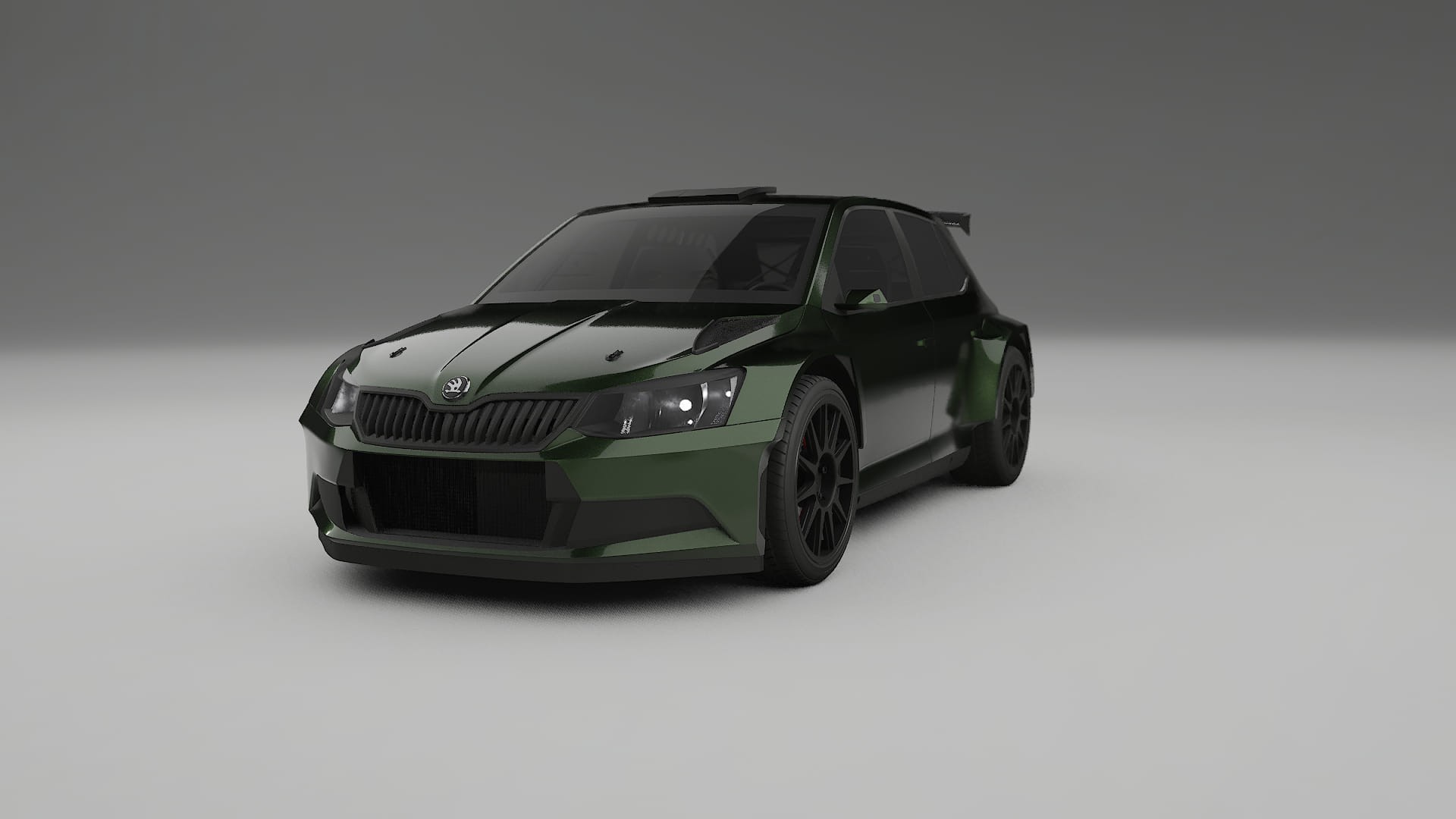 Škoda Fabia R5 6V TPU Lakbeschermingsfolie | LAGOON Kleurveranderende PPF – Volledig Voorgesneden Kit