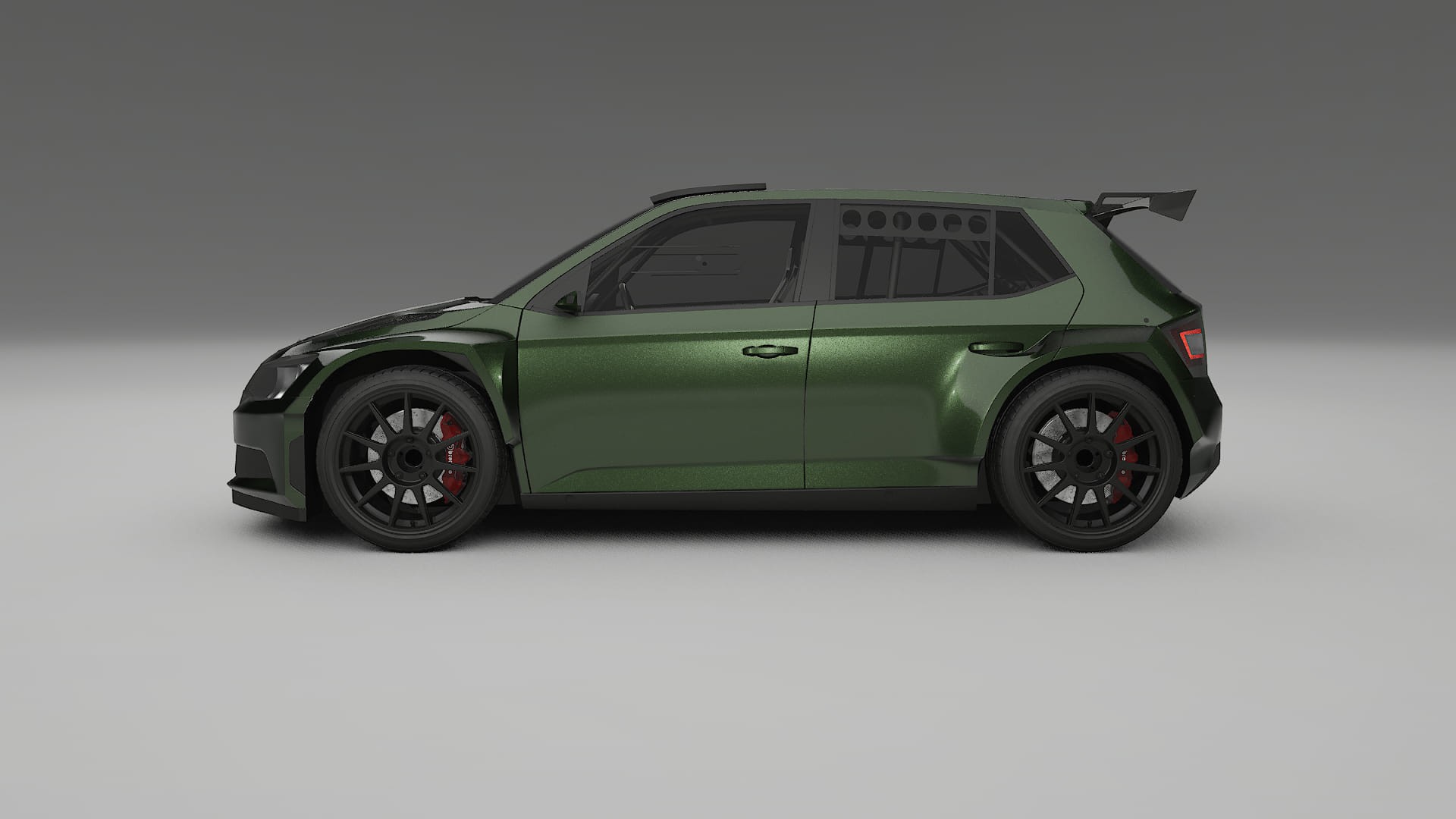 Škoda Fabia R5 6V TPU Lakbeschermingsfolie | LAGOON Kleurveranderende PPF – Volledig Voorgesneden Kit