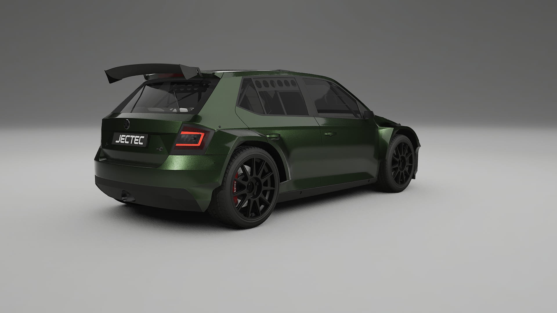 Škoda Fabia R5 6V TPU Lakbeschermingsfolie | LAGOON Kleurveranderende PPF – Volledig Voorgesneden Kit
