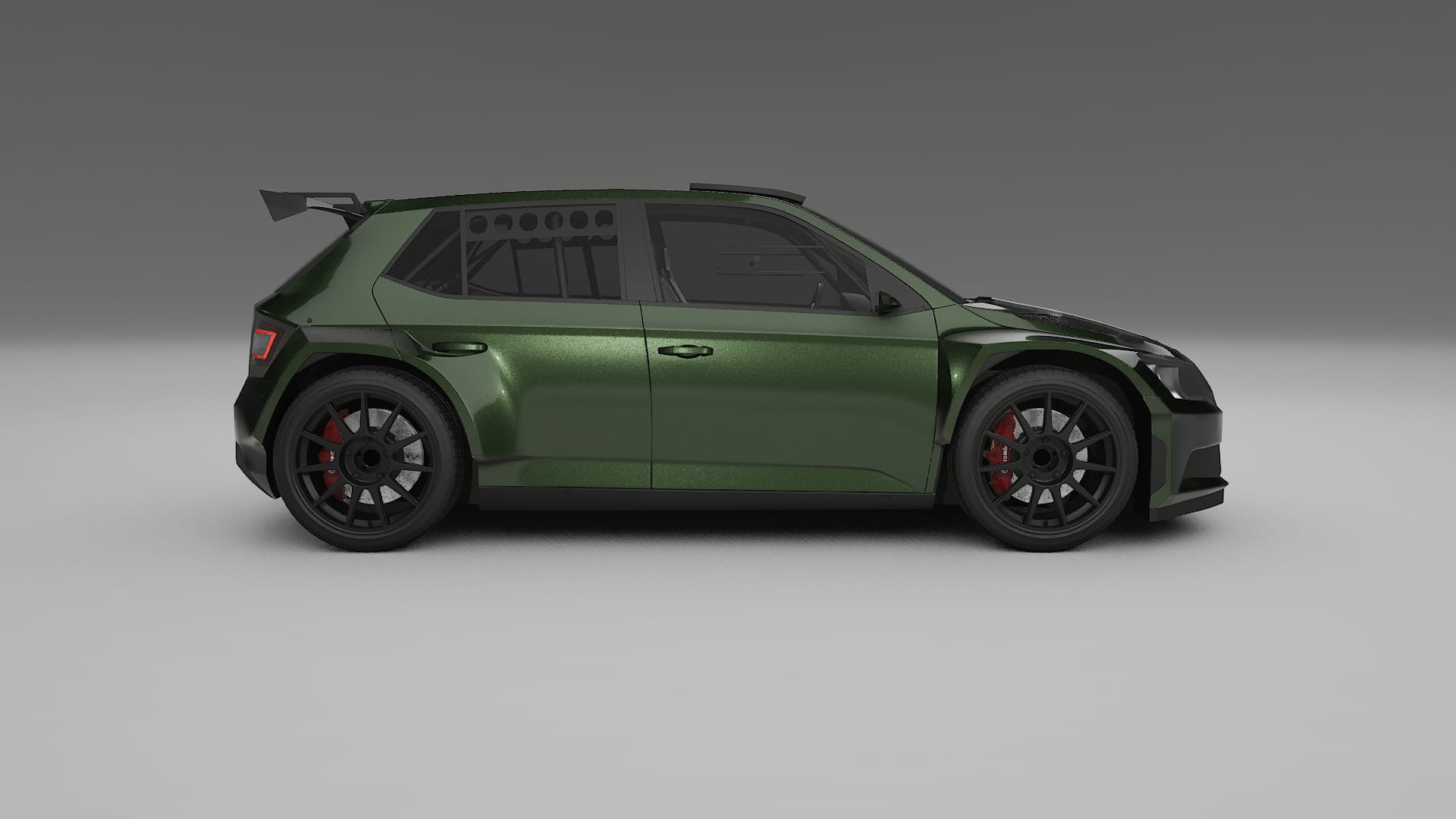 Škoda Fabia R5 6V TPU Lakbeschermingsfolie | LAGOON Kleurveranderende PPF – Volledig Voorgesneden Kit