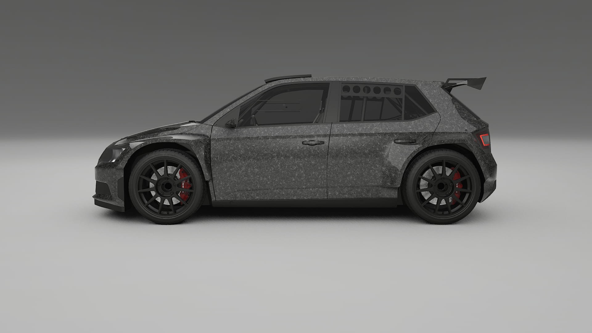 Škoda Fabia R5 6V TPU Lakbeschermingsfolie | FORGED S Kleurveranderende PPF – Volledig Voorgesneden Kit