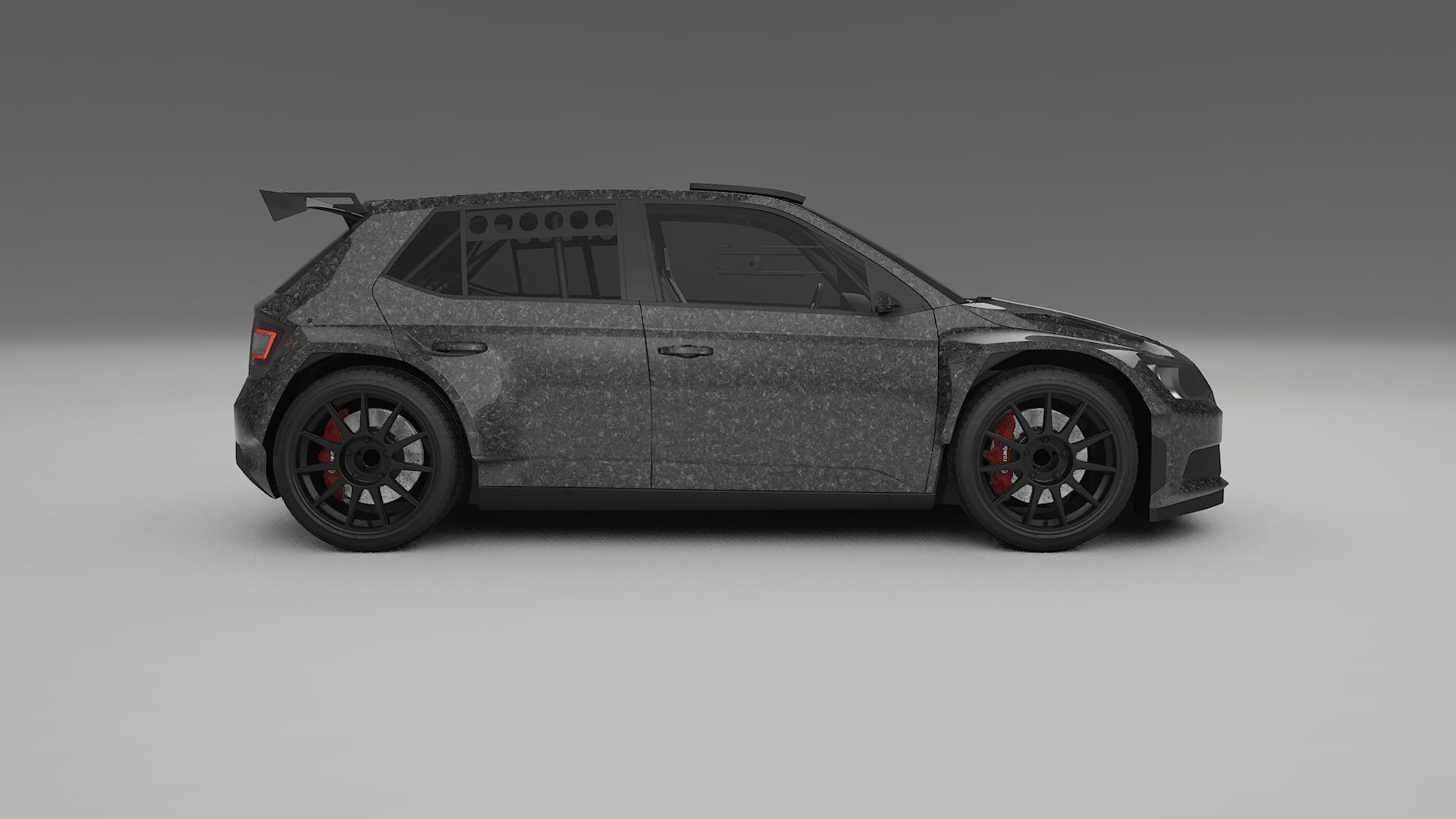 Škoda Fabia R5 6V TPU Lakbeschermingsfolie | FORGED S Kleurveranderende PPF – Volledig Voorgesneden Kit