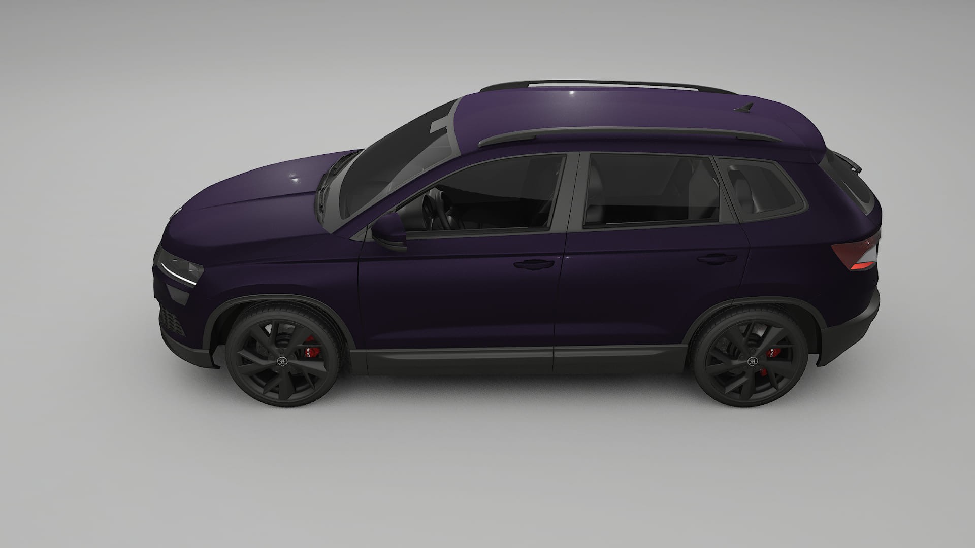 Škoda Karoq NU7 TPU Lakbeschermingsfolie | VIOLET Kleurveranderende PPF – Volledig Voorgesneden Kit
