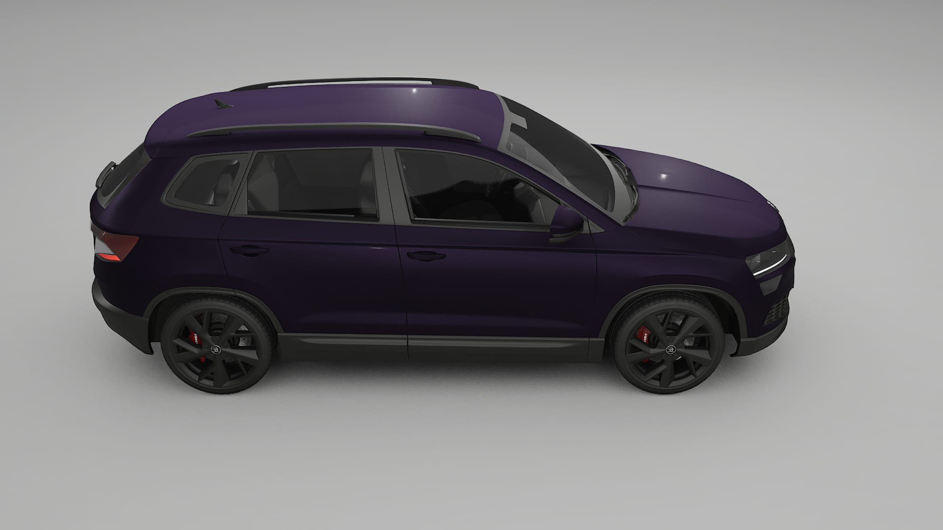 Škoda Karoq NU7 TPU Lakbeschermingsfolie | VIOLET Kleurveranderende PPF – Volledig Voorgesneden Kit