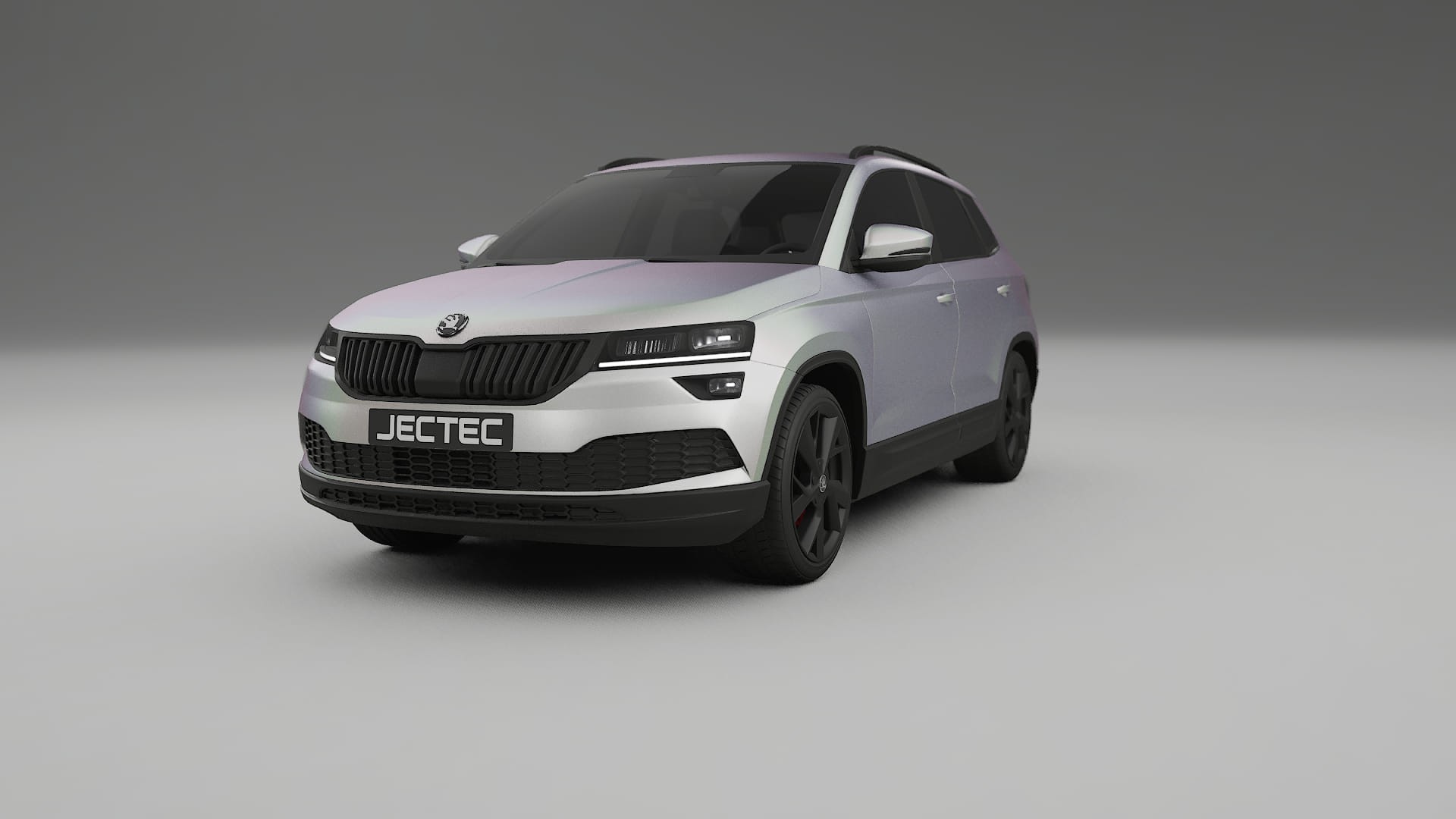 Škoda Karoq NU7 TPU Lakbeschermingsfolie | NEBULA Kleurveranderende PPF – Volledig Voorgesneden Kit