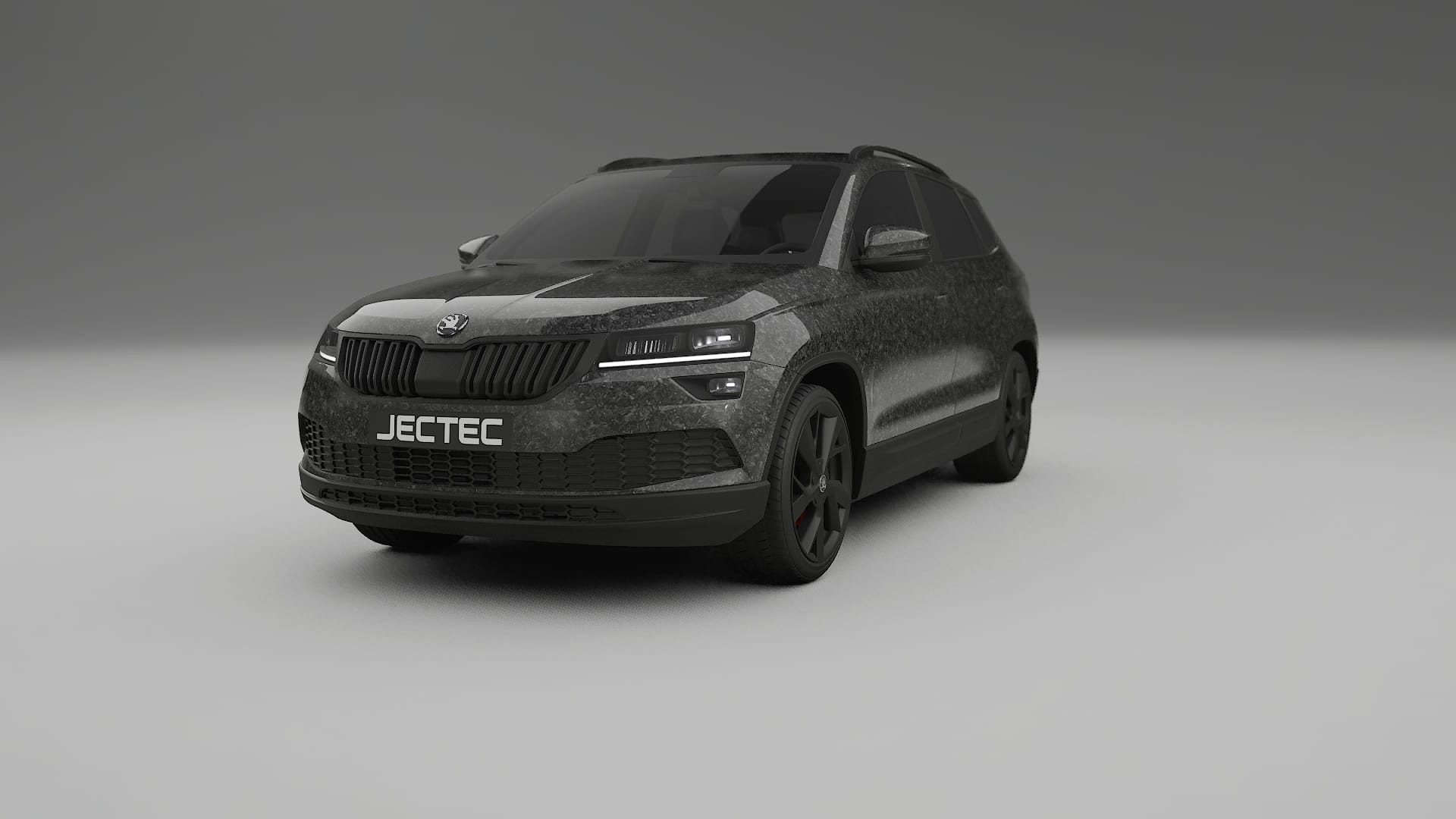 Škoda Karoq NU7 TPU Lakbeschermingsfolie | FORGED S Kleurveranderende PPF – Volledig Voorgesneden Kit 2