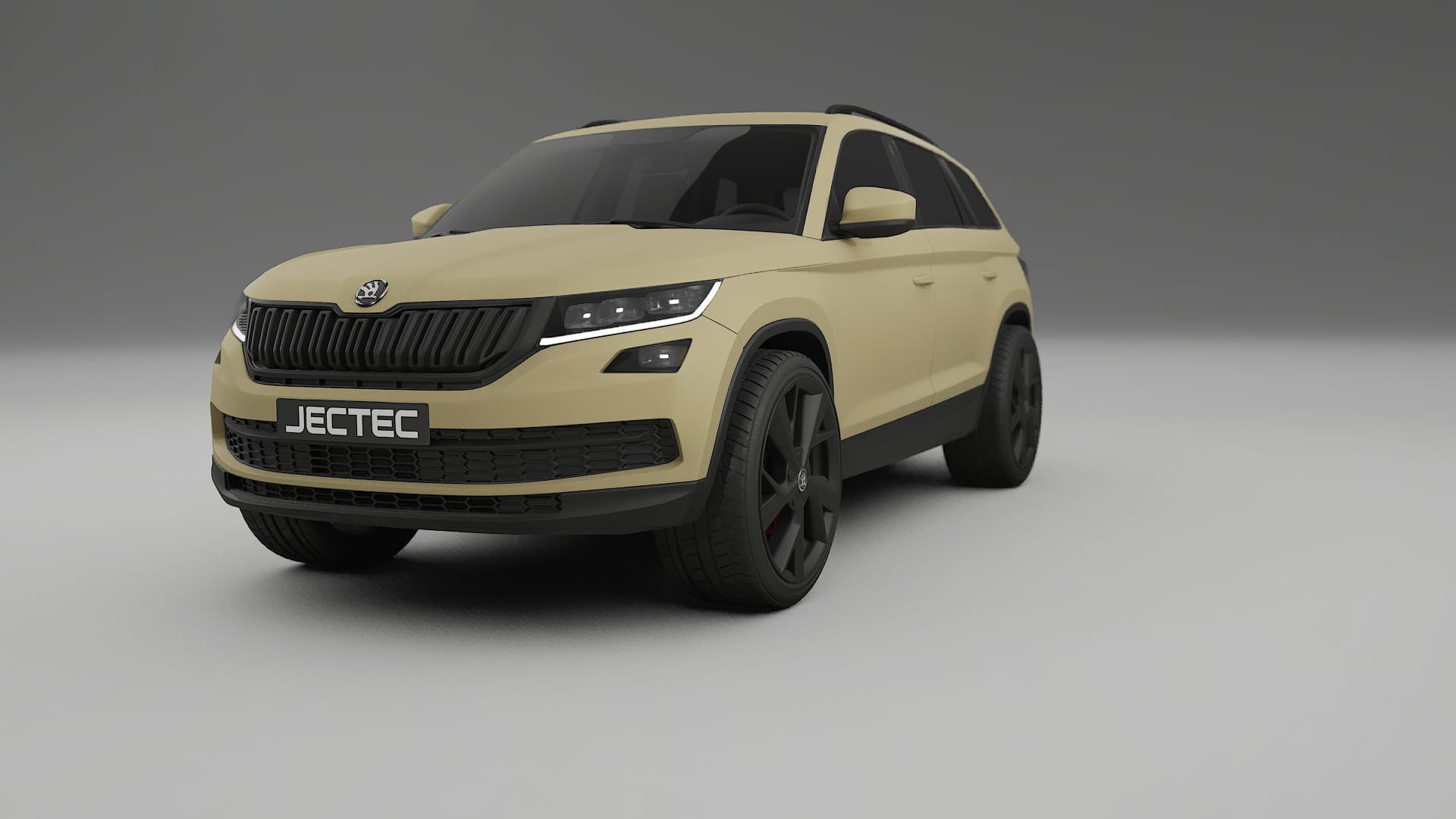 Škoda Kodiaq NS7 TPU Lakbeschermingsfolie | SAND Kleurveranderende PPF – Volledig Voorgesneden Kit