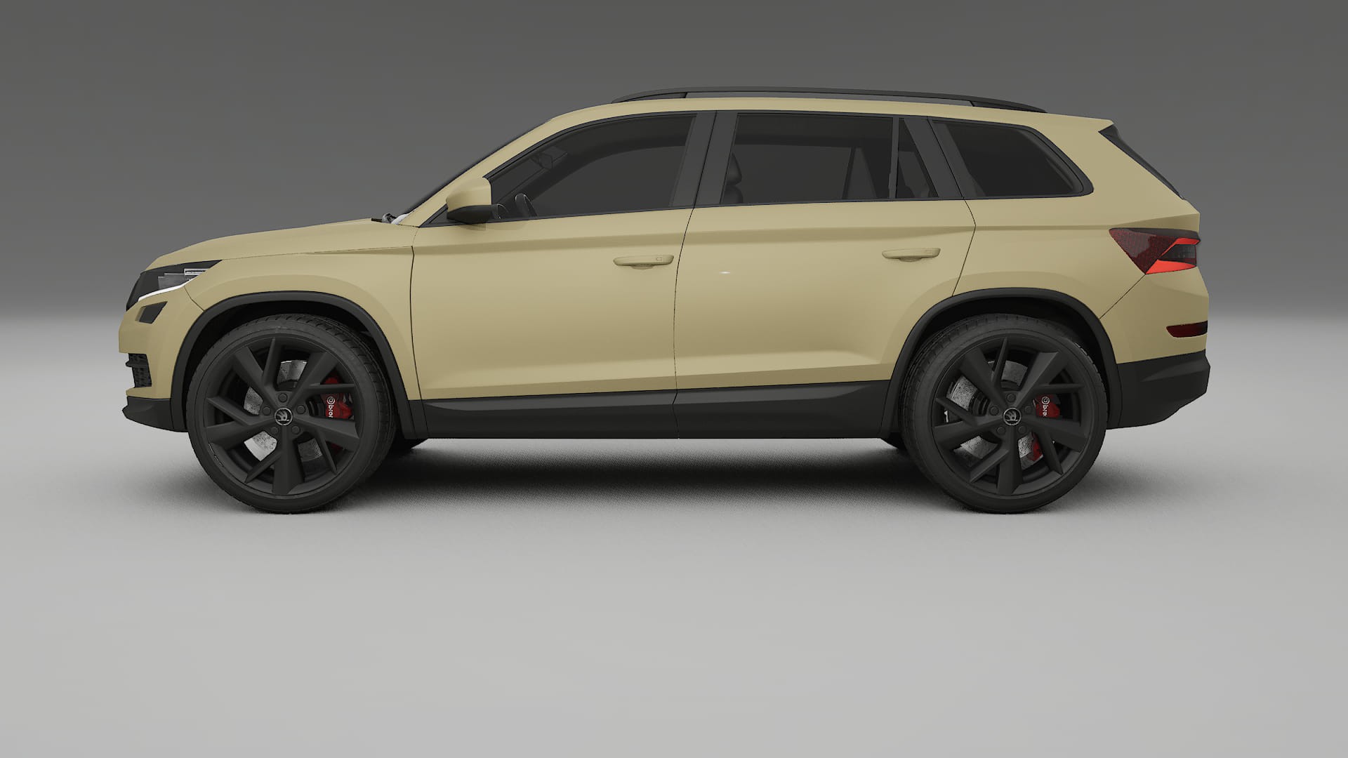 Škoda Kodiaq NS7 TPU Lakbeschermingsfolie | SAND Kleurveranderende PPF – Volledig Voorgesneden Kit