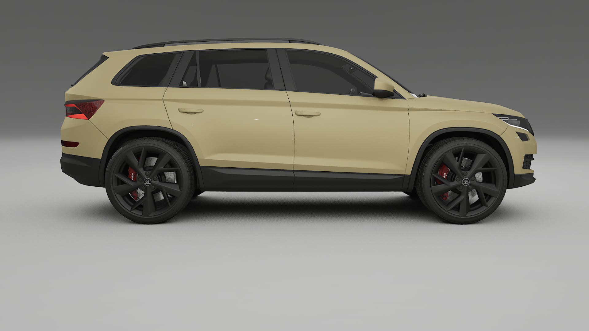 Škoda Kodiaq NS7 TPU Lakbeschermingsfolie | SAND Kleurveranderende PPF – Volledig Voorgesneden Kit