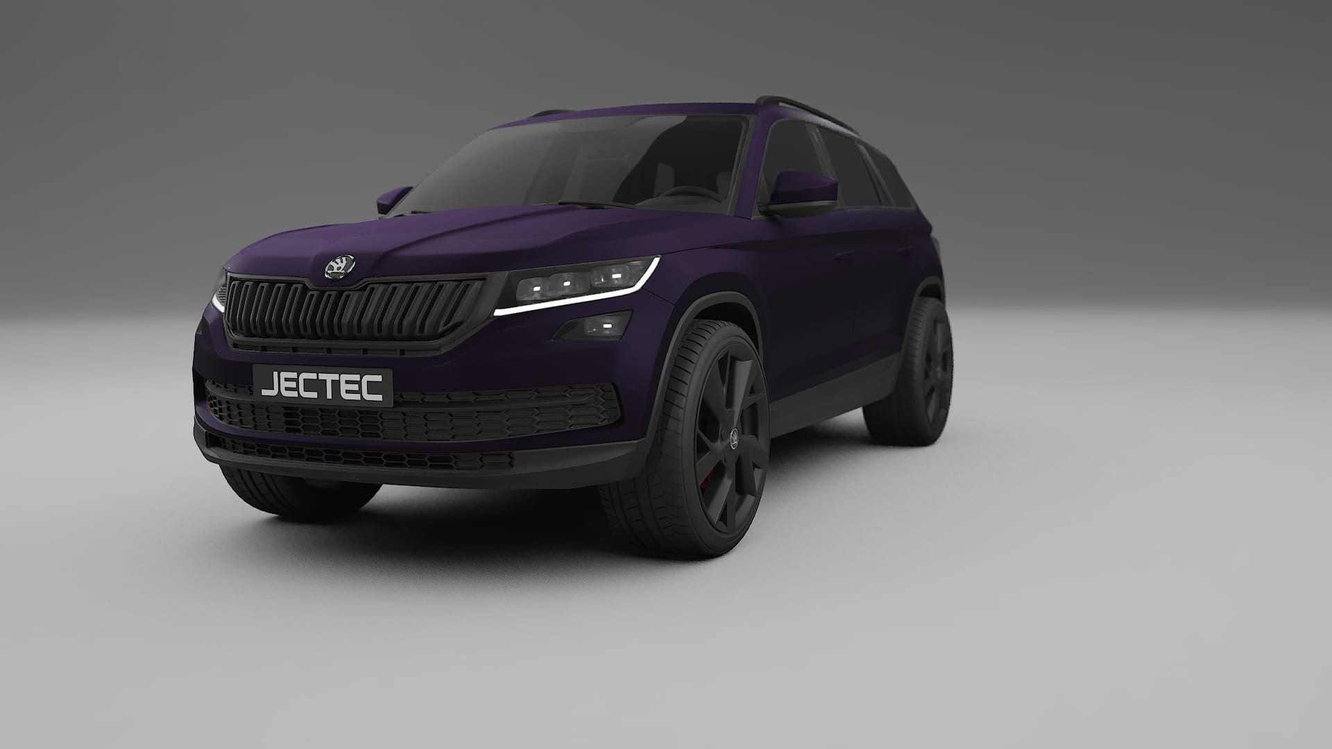 Škoda Kodiaq NS7 TPU Lakbeschermingsfolie | VIOLET Kleurveranderende PPF – Volledig Voorgesneden Kit