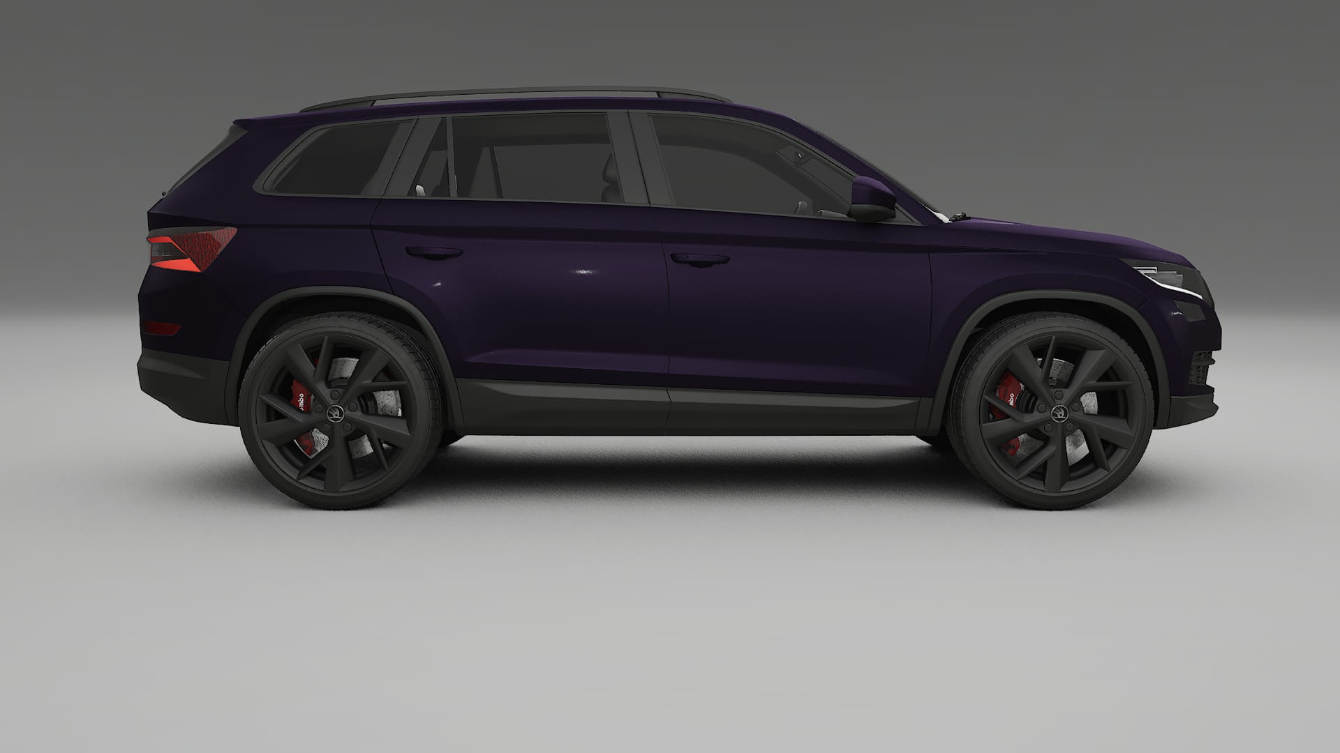 Škoda Kodiaq NS7 TPU Lakbeschermingsfolie | VIOLET Kleurveranderende PPF – Volledig Voorgesneden Kit