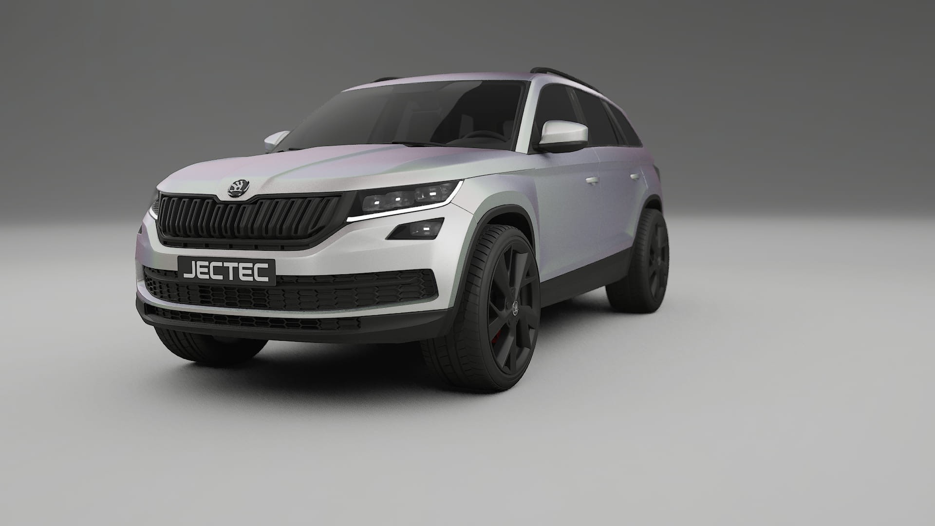 Škoda Kodiaq NS7 TPU Lakbeschermingsfolie | NEBULA Kleurveranderende PPF – Volledig Voorgesneden Kit