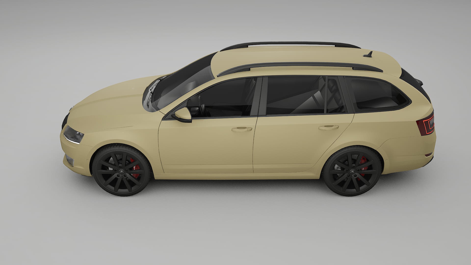 Škoda Octavia combi 5E TPU Lakbeschermingsfolie | SAND Kleurveranderende PPF – Volledig Voorgesneden Kit