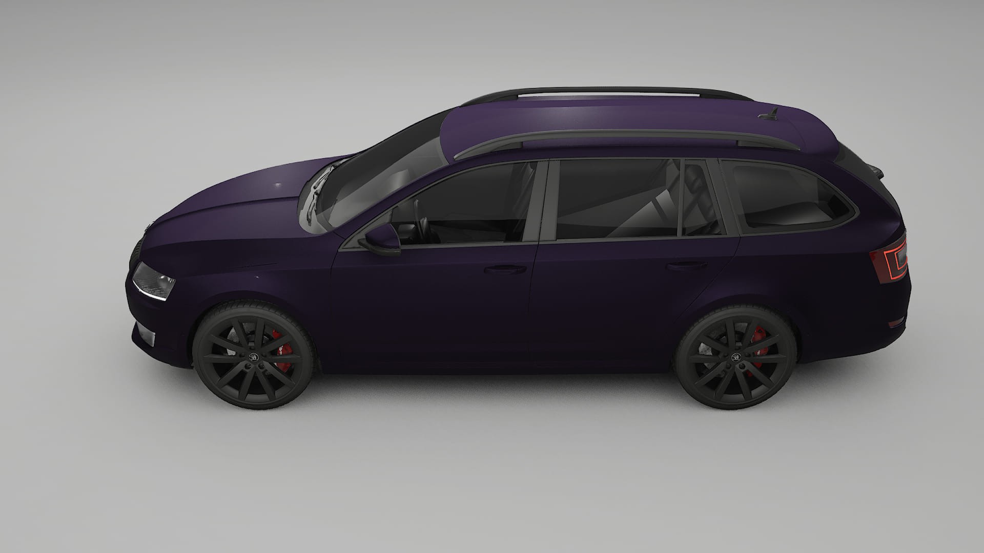 Škoda Octavia combi 5E TPU Lakbeschermingsfolie | VIOLET Kleurveranderende PPF – Volledig Voorgesneden Kit