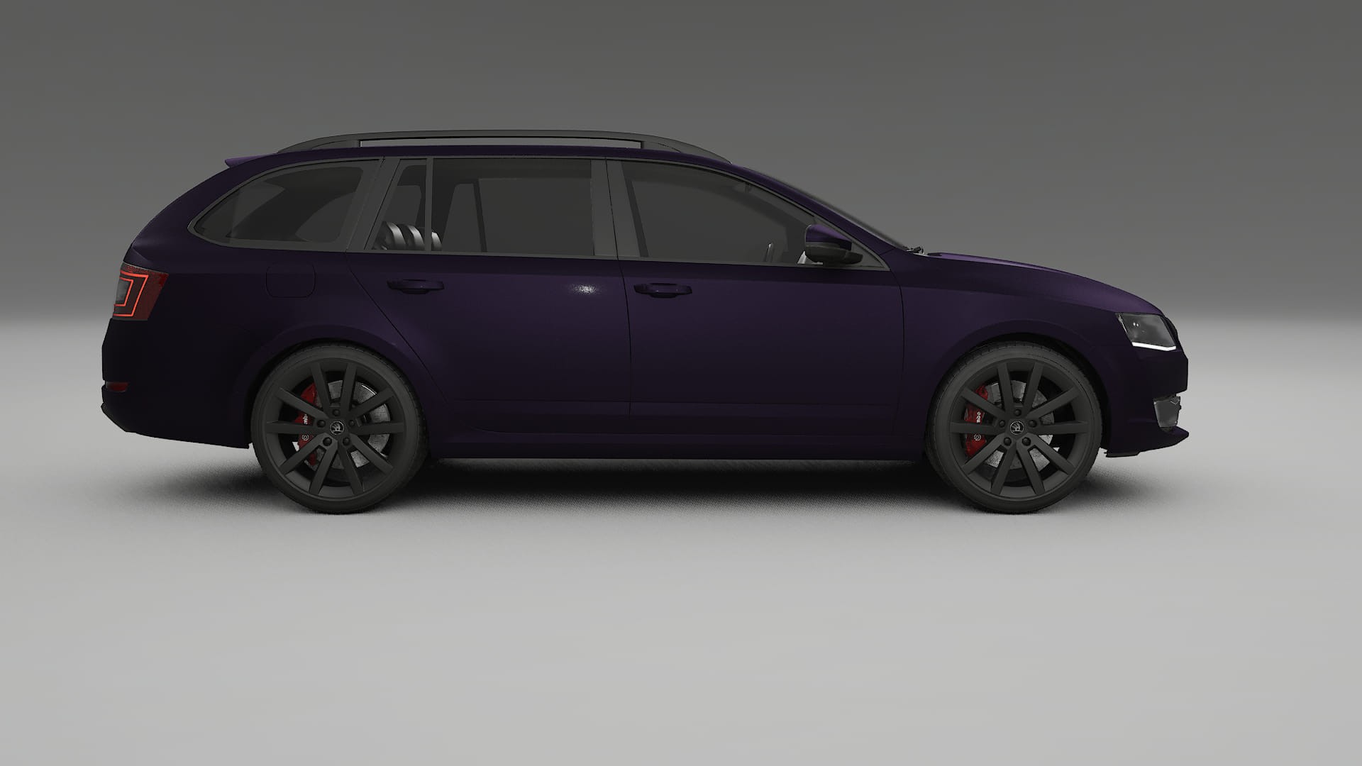 Škoda Octavia combi 5E TPU Lakbeschermingsfolie | VIOLET Kleurveranderende PPF – Volledig Voorgesneden Kit