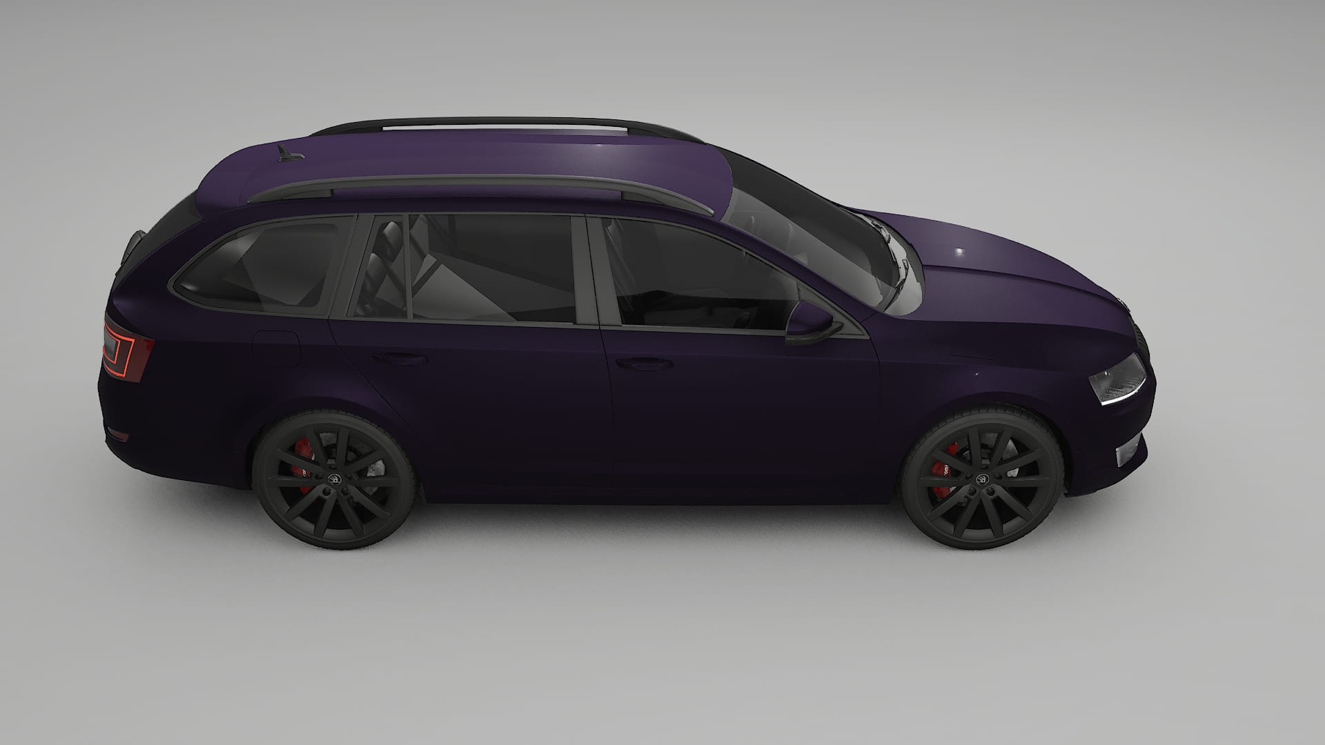 Škoda Octavia combi 5E TPU Lakbeschermingsfolie | VIOLET Kleurveranderende PPF – Volledig Voorgesneden Kit