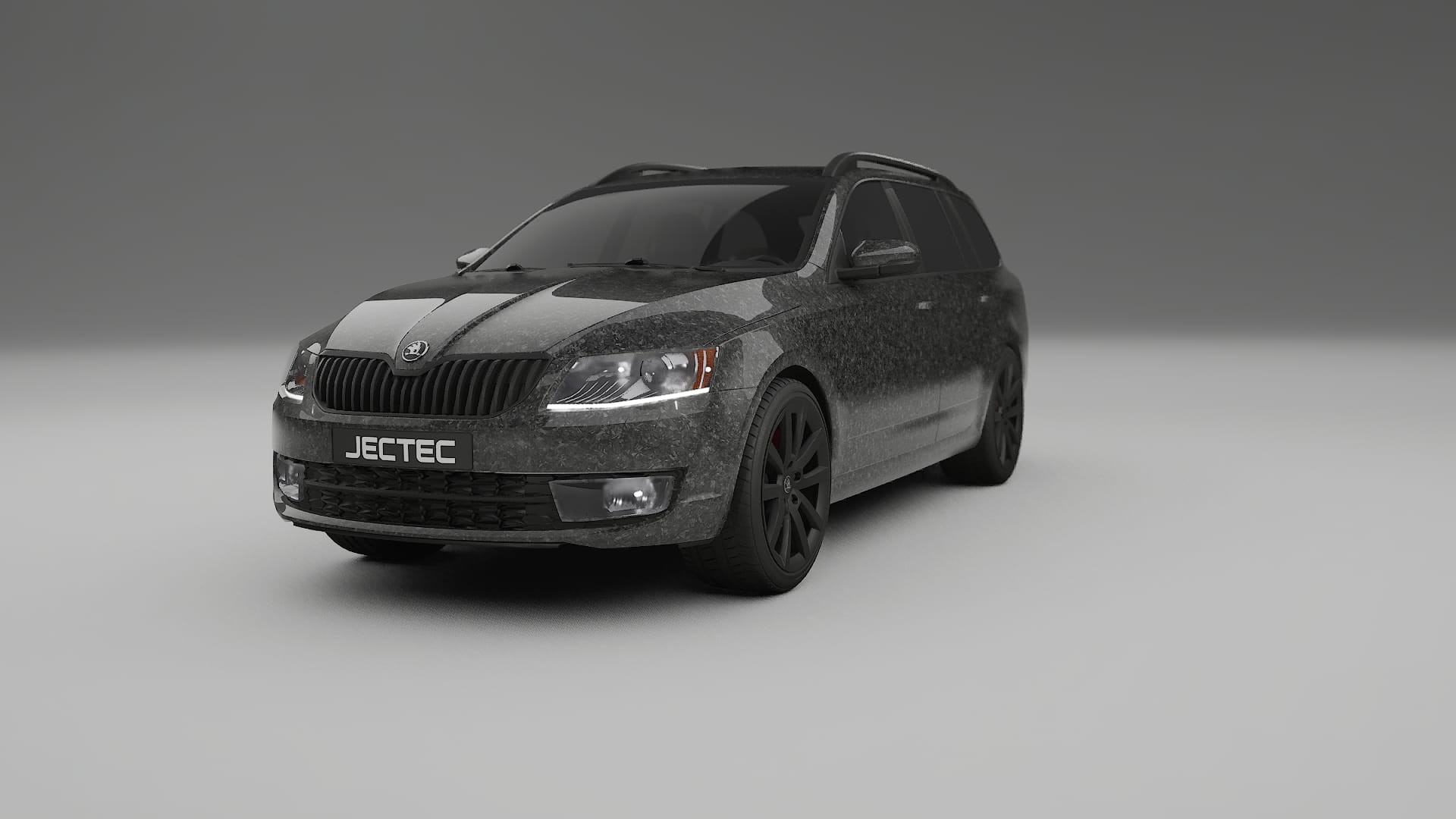 Škoda Octavia combi 5E TPU Lakbeschermingsfolie | FORGED S Kleurveranderende PPF – Volledig Voorgesneden Kit 2
