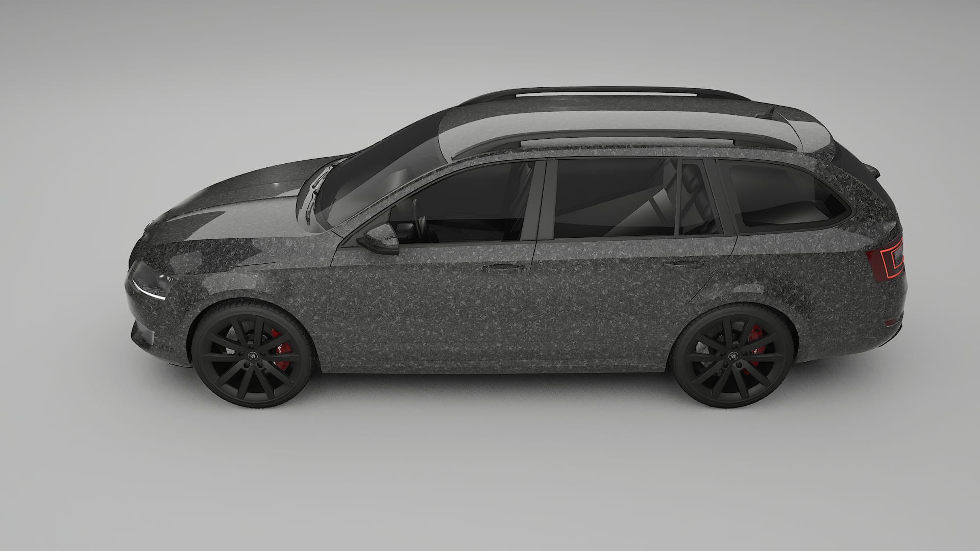 Škoda Octavia combi 5E TPU Lakbeschermingsfolie | FORGED S Kleurveranderende PPF – Volledig Voorgesneden Kit