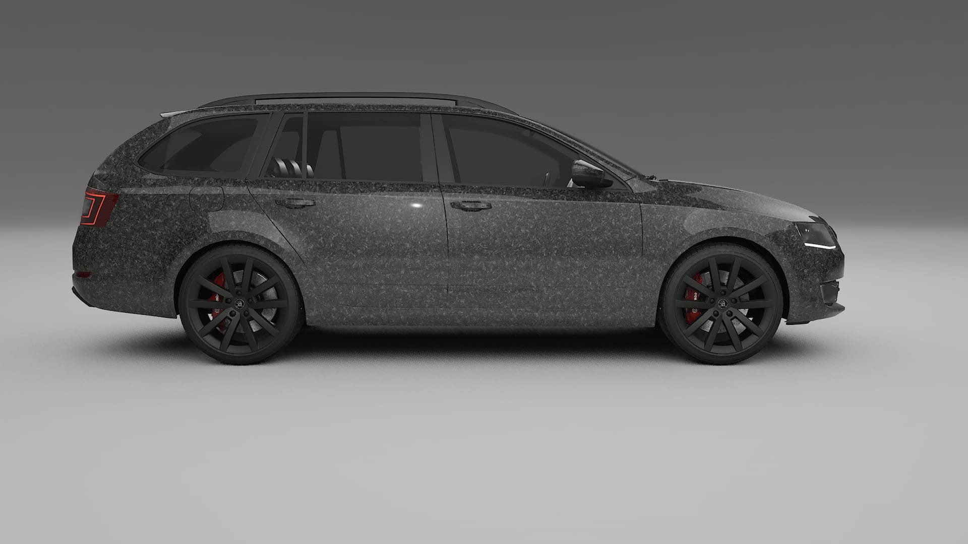 Škoda Octavia combi 5E TPU Lakbeschermingsfolie | FORGED S Kleurveranderende PPF – Volledig Voorgesneden Kit