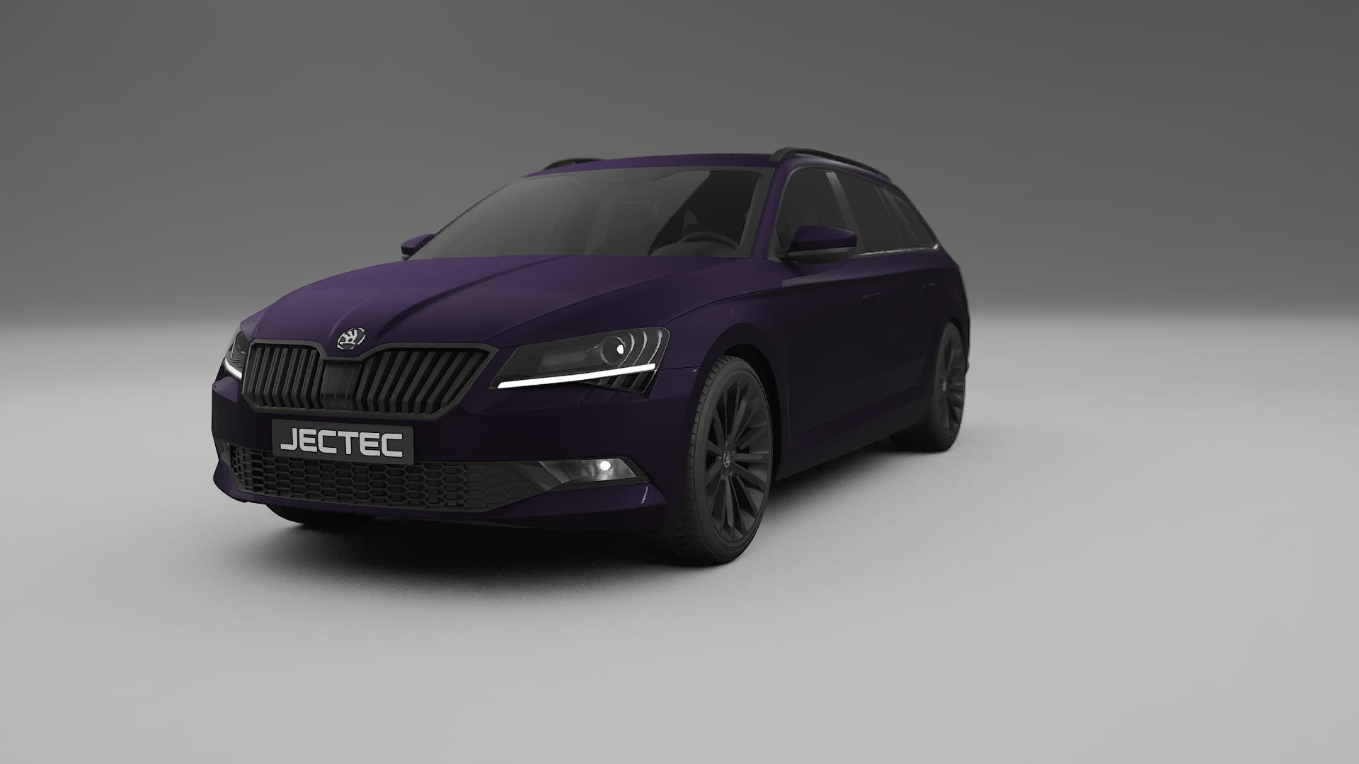 Škoda Superb B8 TPU Lakbeschermingsfolie | VIOLET Kleurveranderende PPF – Volledig Voorgesneden Kit
