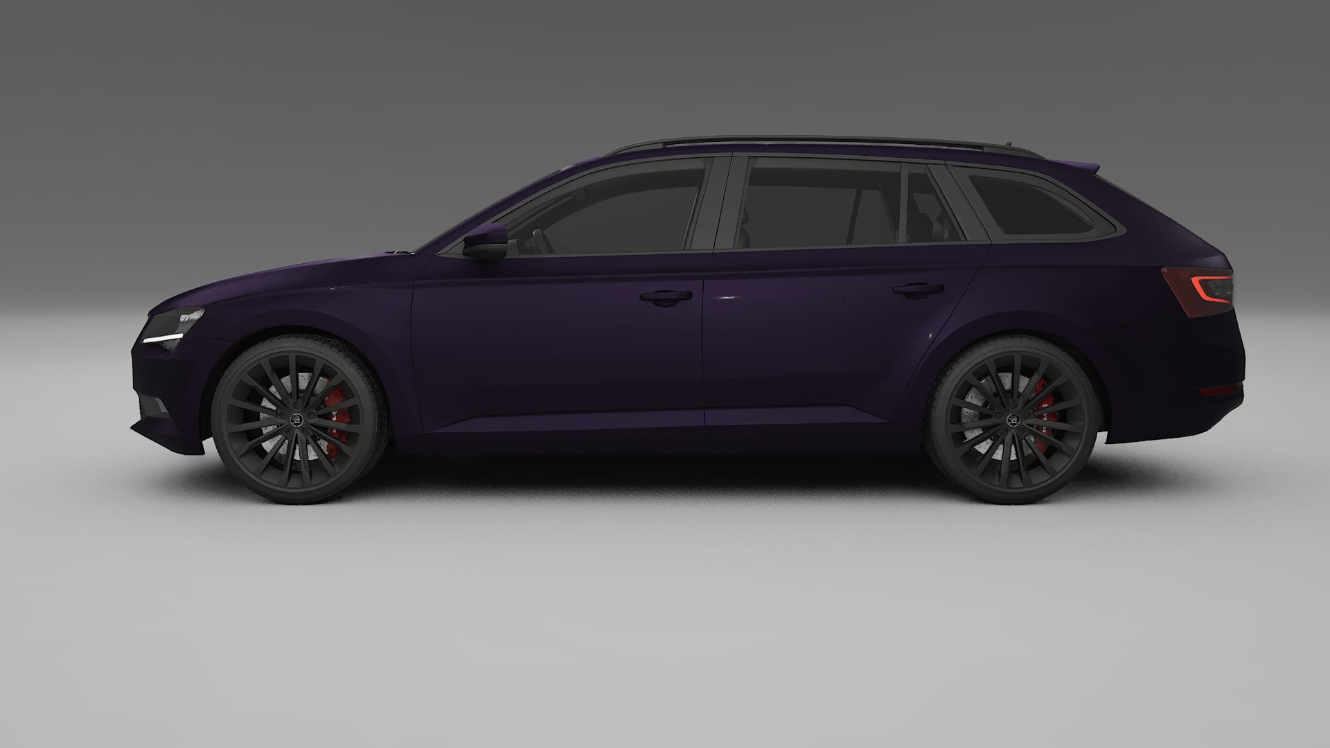 Škoda Superb B8 TPU Lakbeschermingsfolie | VIOLET Kleurveranderende PPF – Volledig Voorgesneden Kit