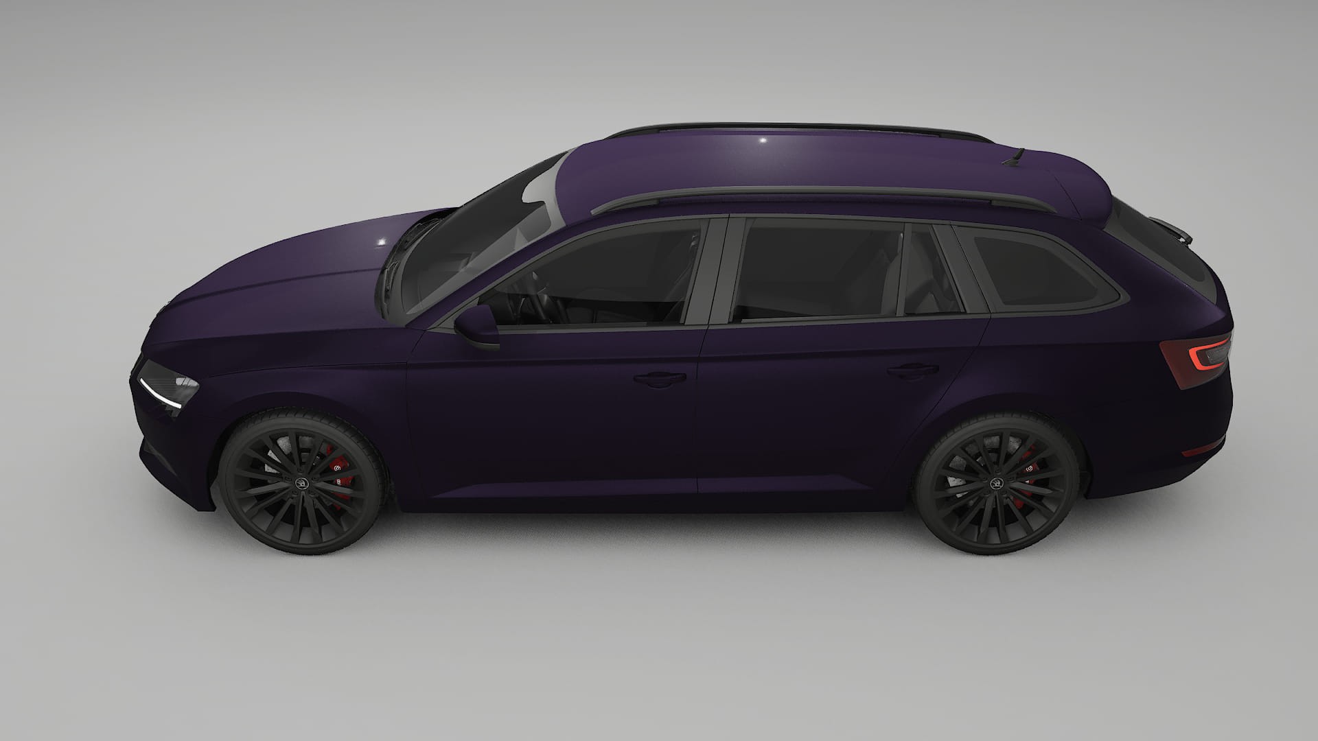 Škoda Superb B8 TPU Lakbeschermingsfolie | VIOLET Kleurveranderende PPF – Volledig Voorgesneden Kit